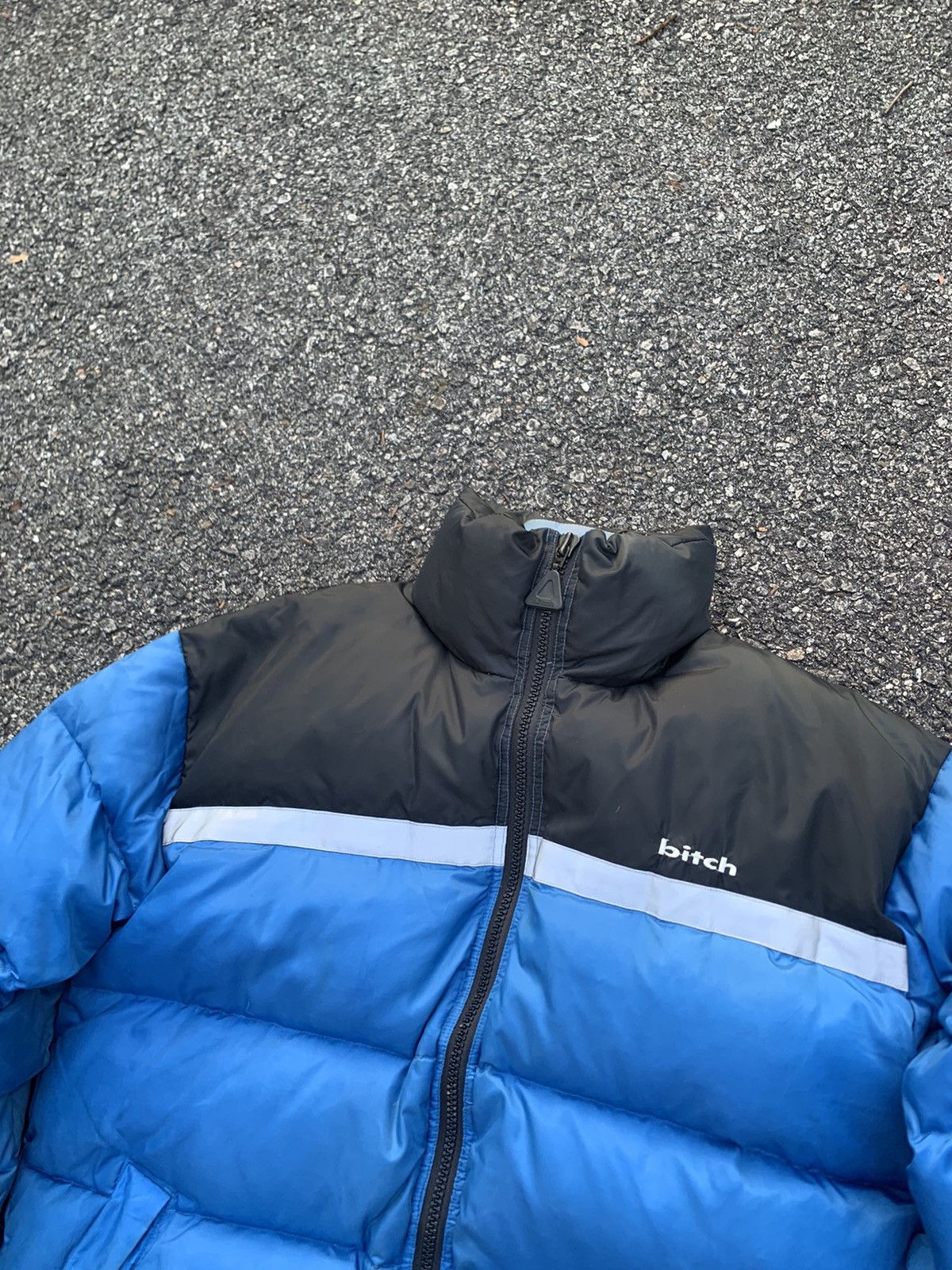 Vintage 👹VINTAGE BITCH SKATEBOARD PUFFER BUBBLE JACKET Size US XL / EU 56 / 4 - 5 Thumbnail