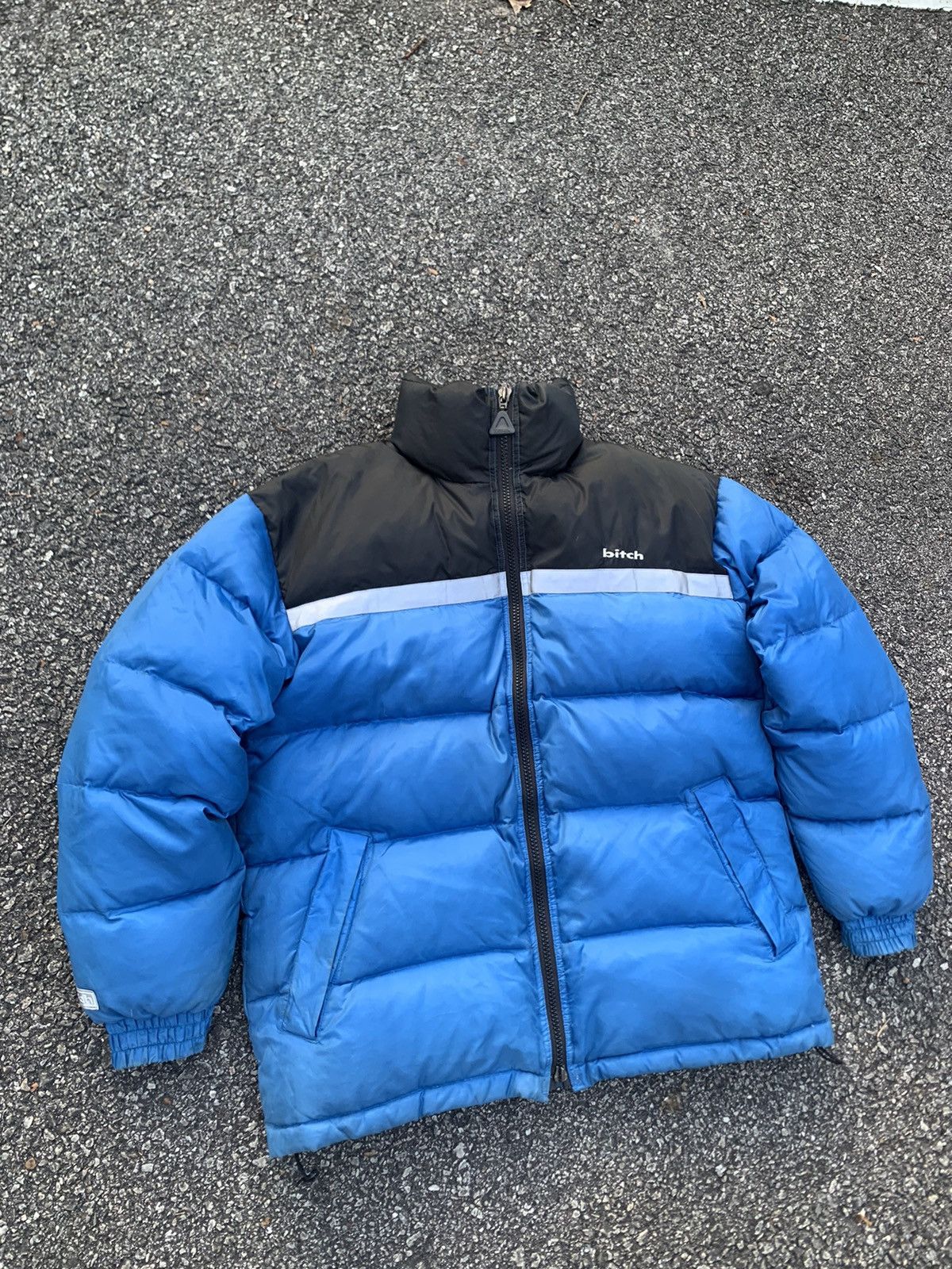 Vintage 👹VINTAGE BITCH SKATEBOARD PUFFER BUBBLE JACKET Size US XL / EU 56 / 4 - 4 Thumbnail