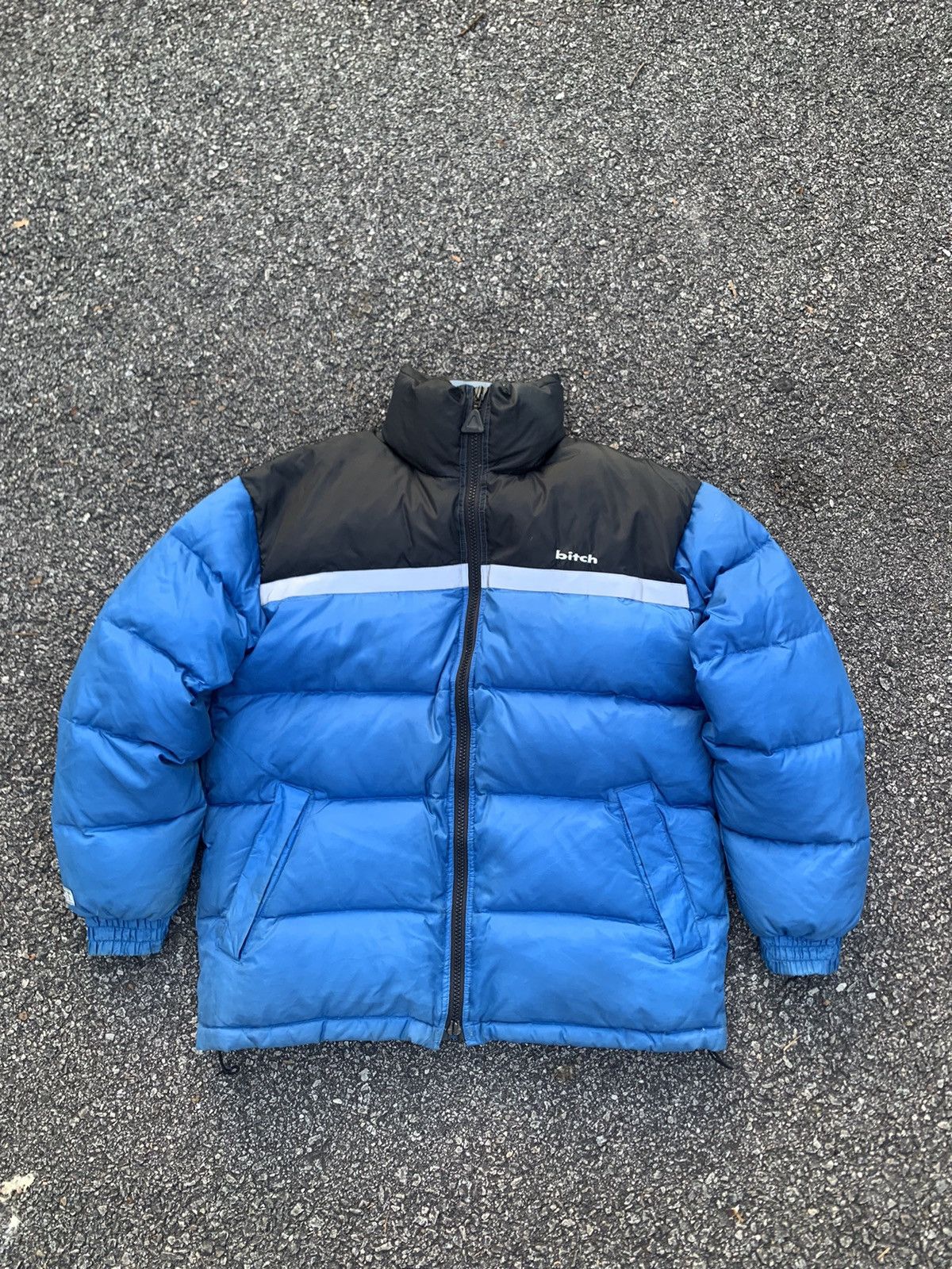 Vintage 👹VINTAGE BITCH SKATEBOARD PUFFER BUBBLE JACKET Size US XL / EU 56 / 4 - 2 Thumbnail