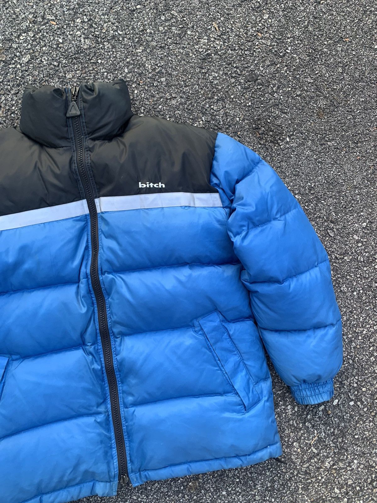 Vintage 👹VINTAGE BITCH SKATEBOARD PUFFER BUBBLE JACKET Size US XL / EU 56 / 4 - 6 Thumbnail