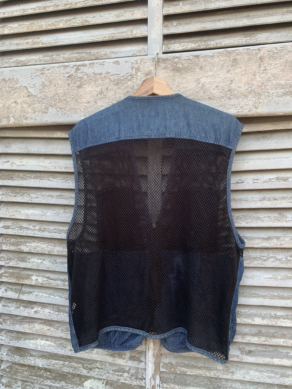 Vintage 👹VINTAGE DENIM TACTICAL VEST Size US M / EU 48-50 / 2 - 9 Thumbnail