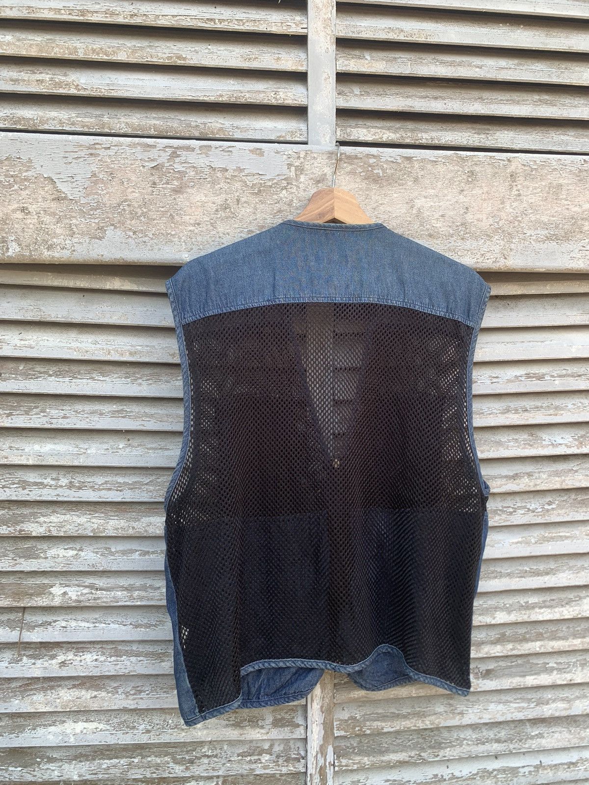 Vintage 👹VINTAGE DENIM TACTICAL VEST Size US M / EU 48-50 / 2 - 8 Thumbnail