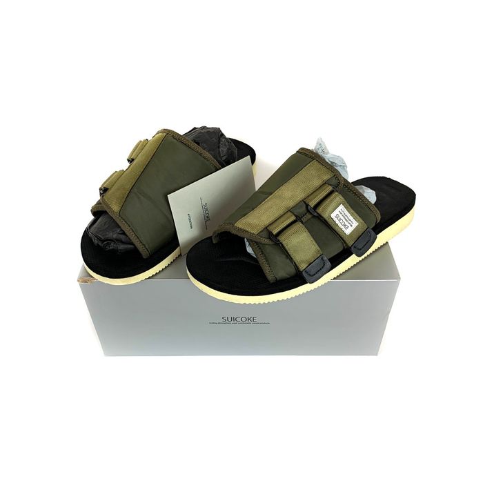 suicoke green sandals