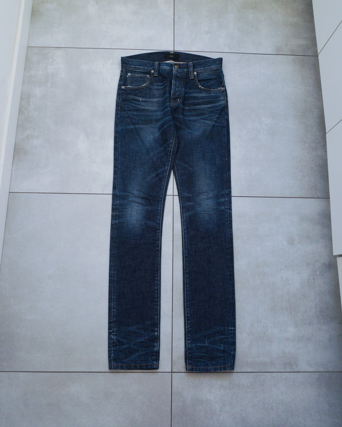 image of Alanui Blue Italy Srl Indigo Denim Jeans, Men's (Size 30)