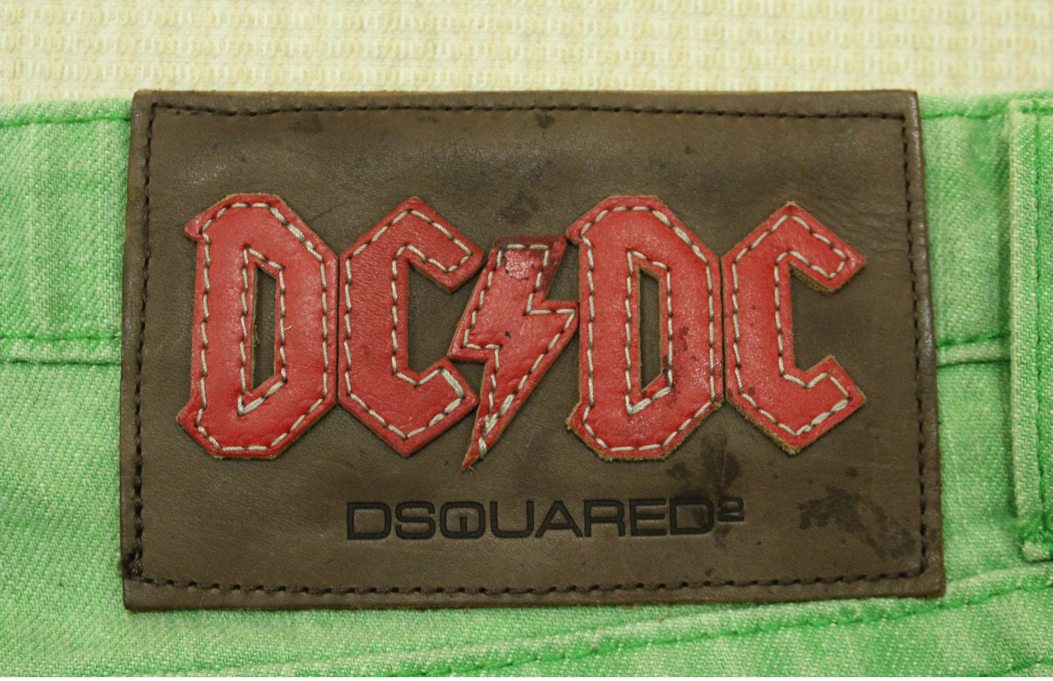 Dsquared2 DSQUARED2 Denim DCDC Jeans Green Denim Raver Skater Grunge Size US 34 / EU 50 - 17 Thumbnail