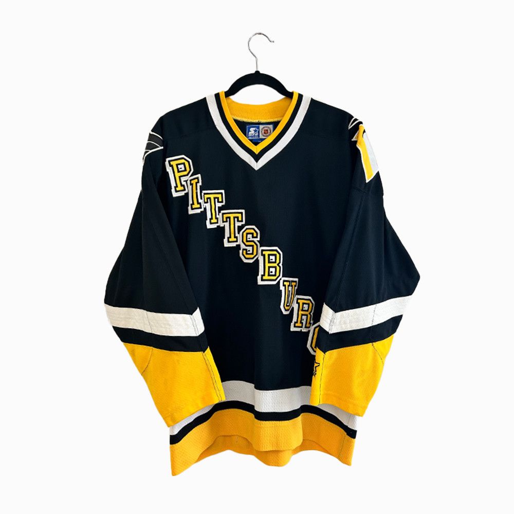 Vintage Mens Starter Pittsburgh Penguins Size M Medium 2024 Replica Jersey NHL Hockey