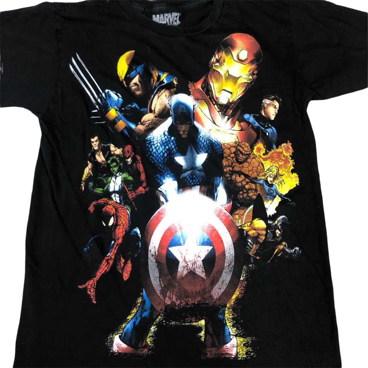 Marvel Comics × Other Marvel Mad Engine Avengers Black Shirt Adult Size Small Size US S / EU 44-46 / 1 - 2 Thumbnail