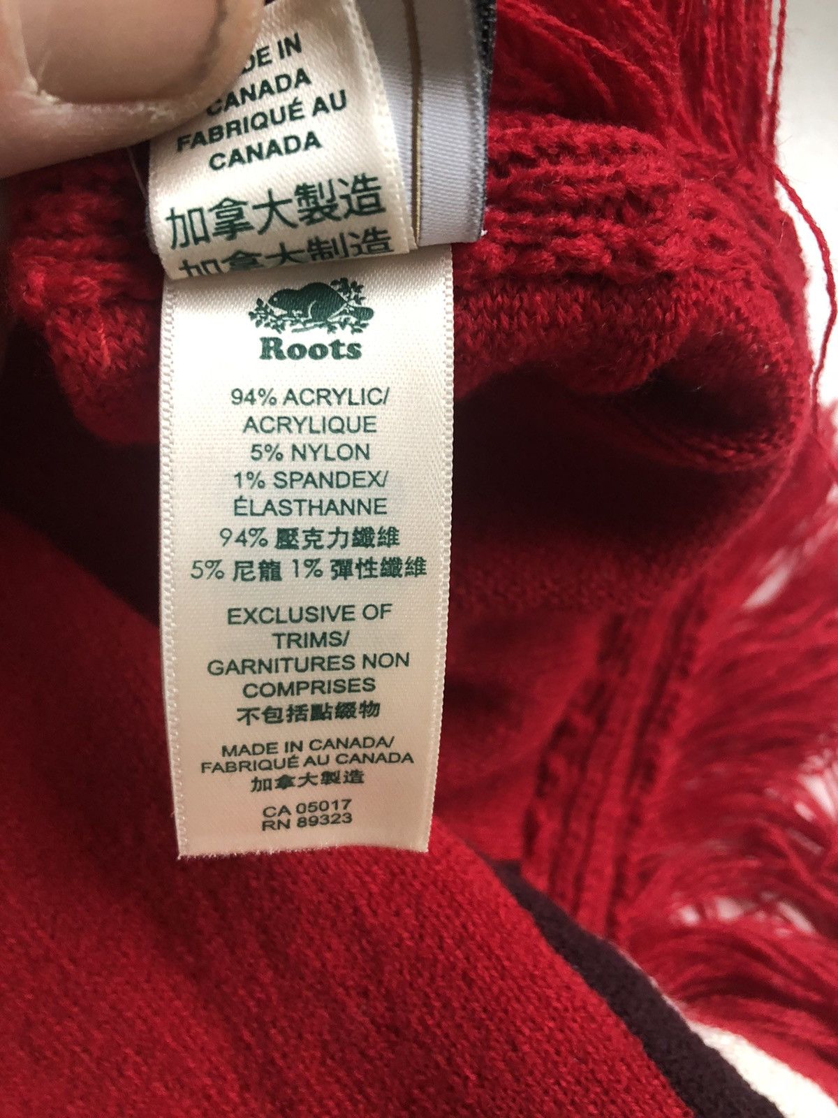 Roots Roots Canada Embroidered Patch Logo Scarf Size ONE SIZE - 7 Thumbnail
