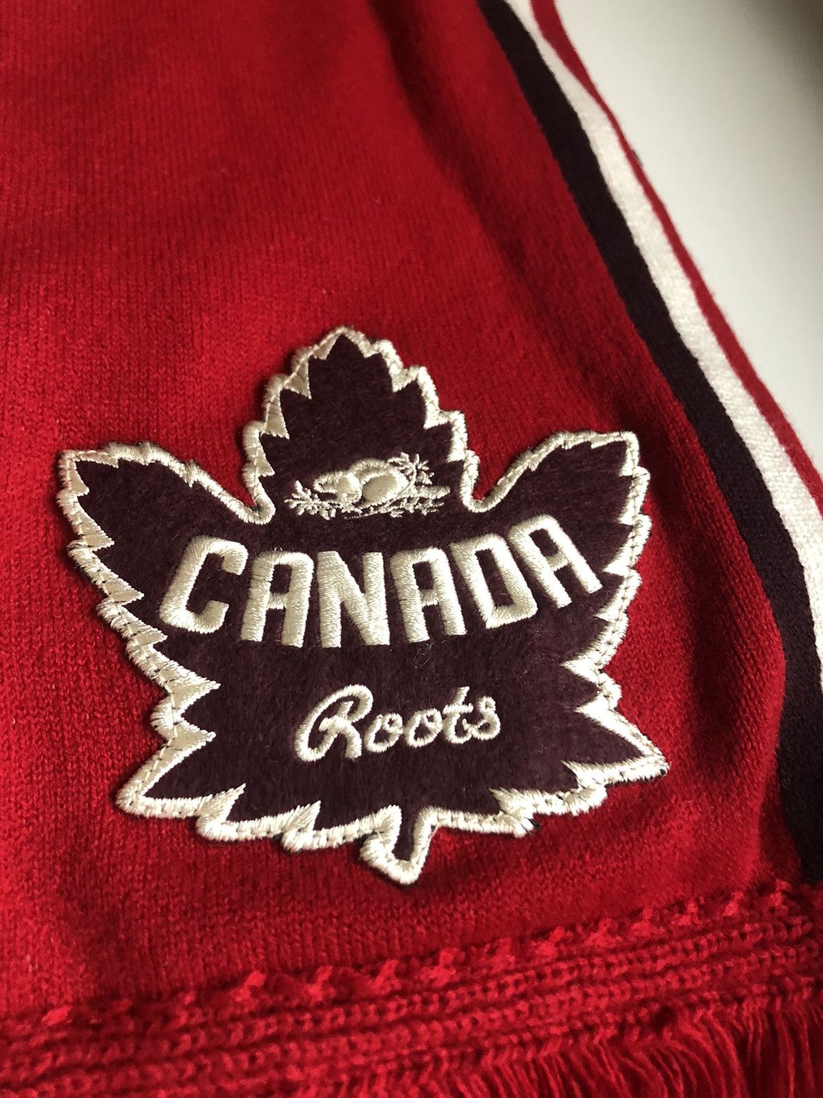 Roots Roots Canada Embroidered Patch Logo Scarf Size ONE SIZE - 6 Thumbnail