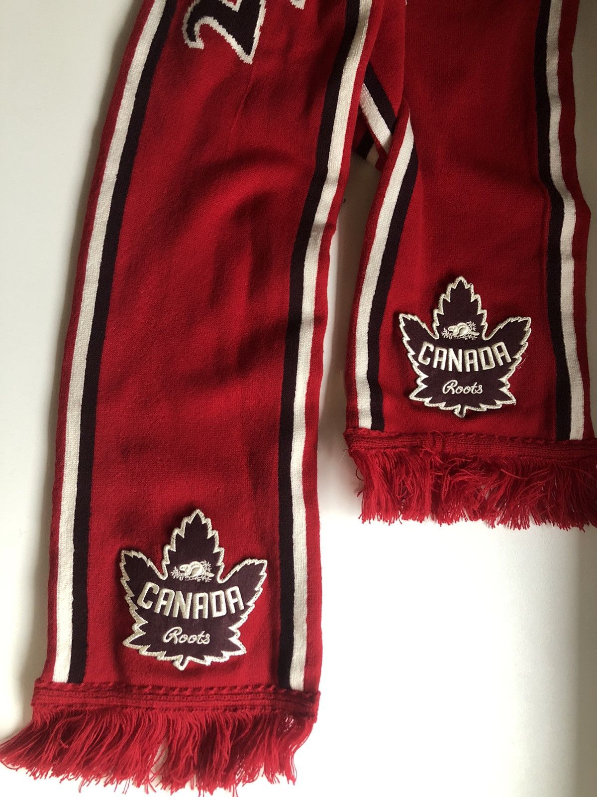 Roots Roots Canada Embroidered Patch Logo Scarf Size ONE SIZE - 5 Thumbnail