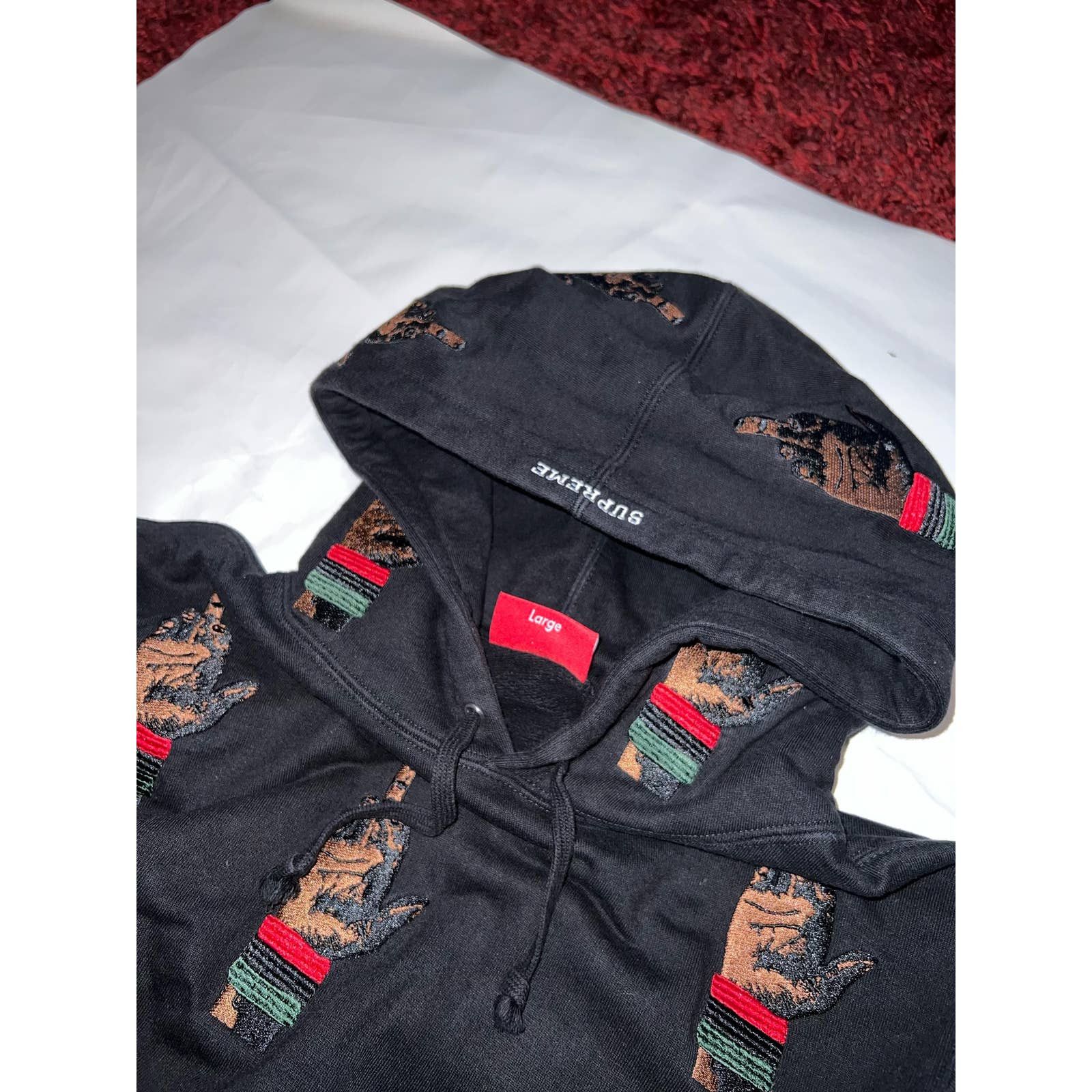 Supreme Supreme x Dead Prez RBG Middle Finger Hoodie Grailed