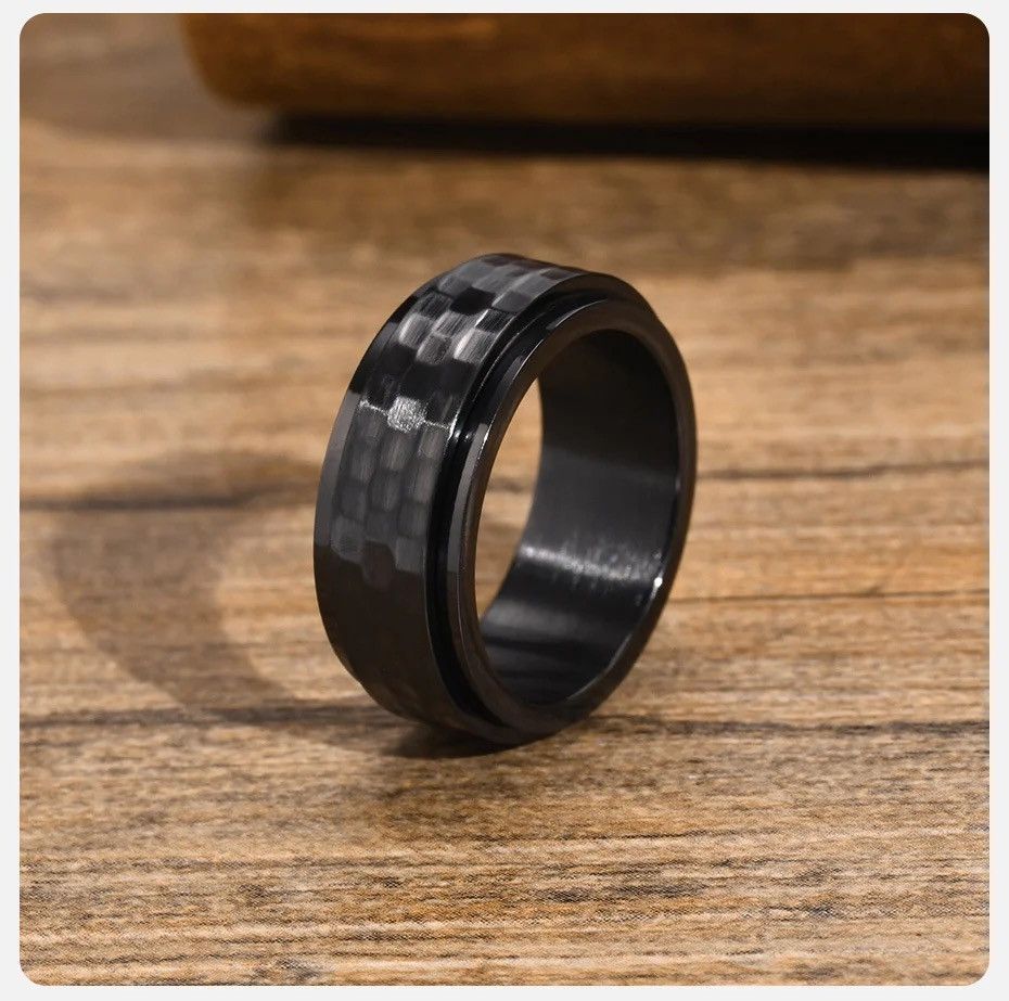 Other Hammered Style Spinner Ring Size ONE SIZE - 1 Thumbnail