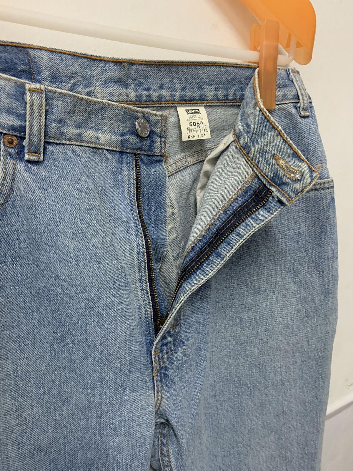 Levi's Vintage Levis 505 Jeans Size US 36 / EU 52 - 4 Thumbnail