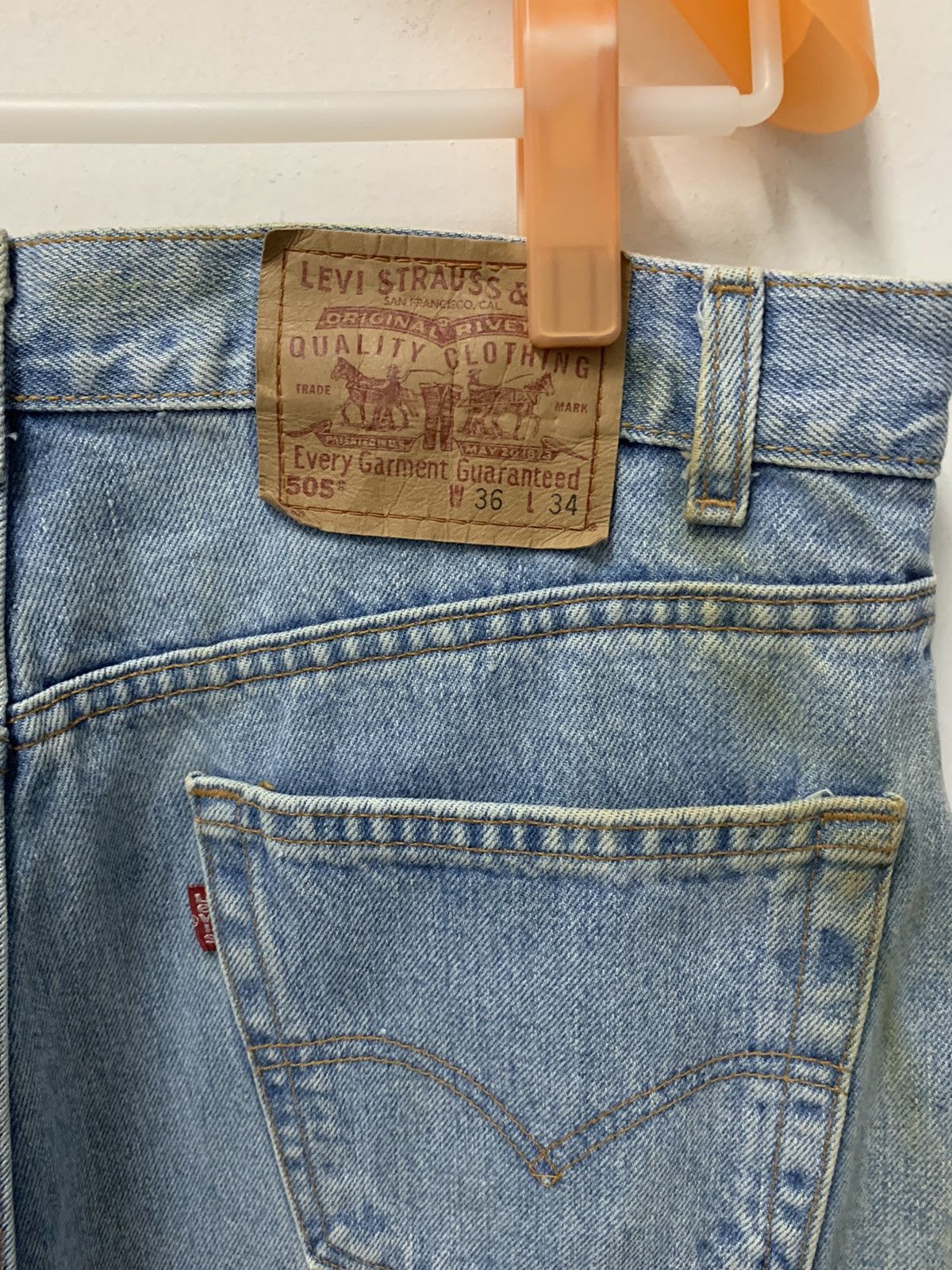 Levi's Vintage Levis 505 Jeans Size US 36 / EU 52 - 9 Thumbnail