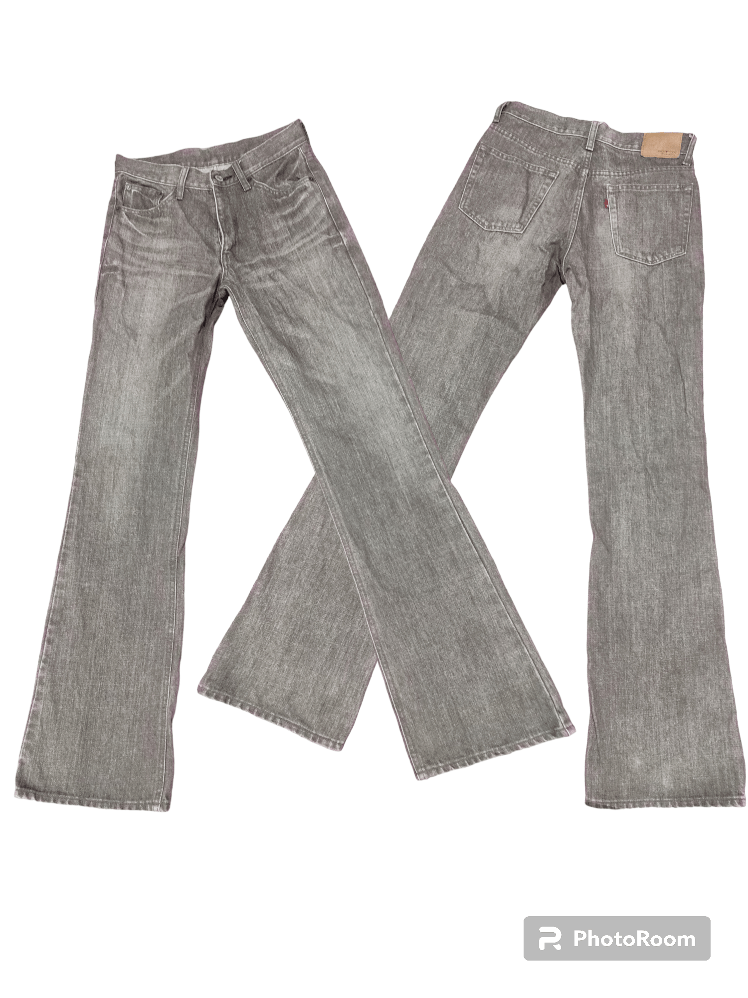 image of Avant Garde Fye!! Bobson Flare Jeans in Grey, Men's (Size 29)