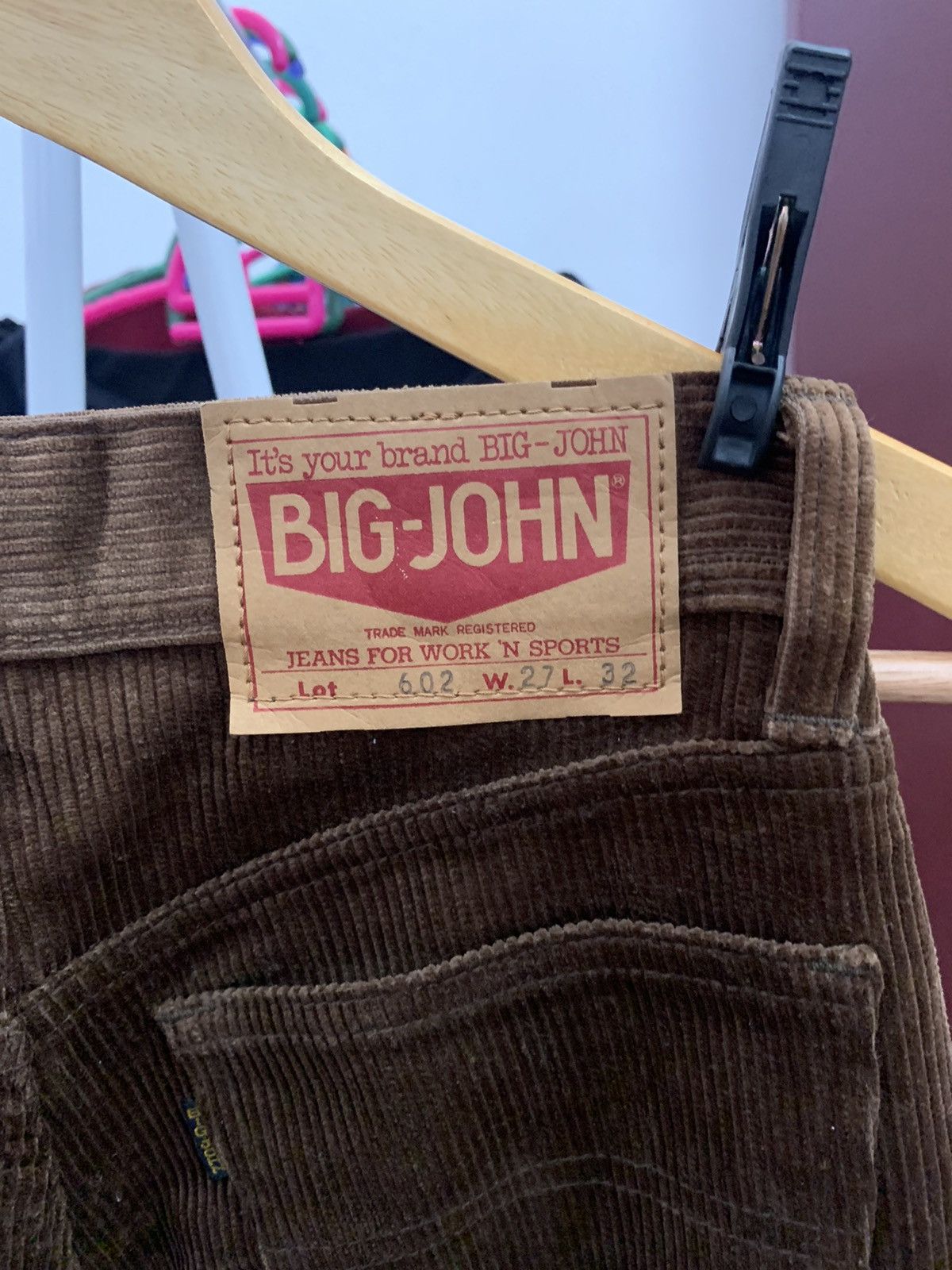Big John Vintage Big John Coduroy Size US 27 - 3 Thumbnail