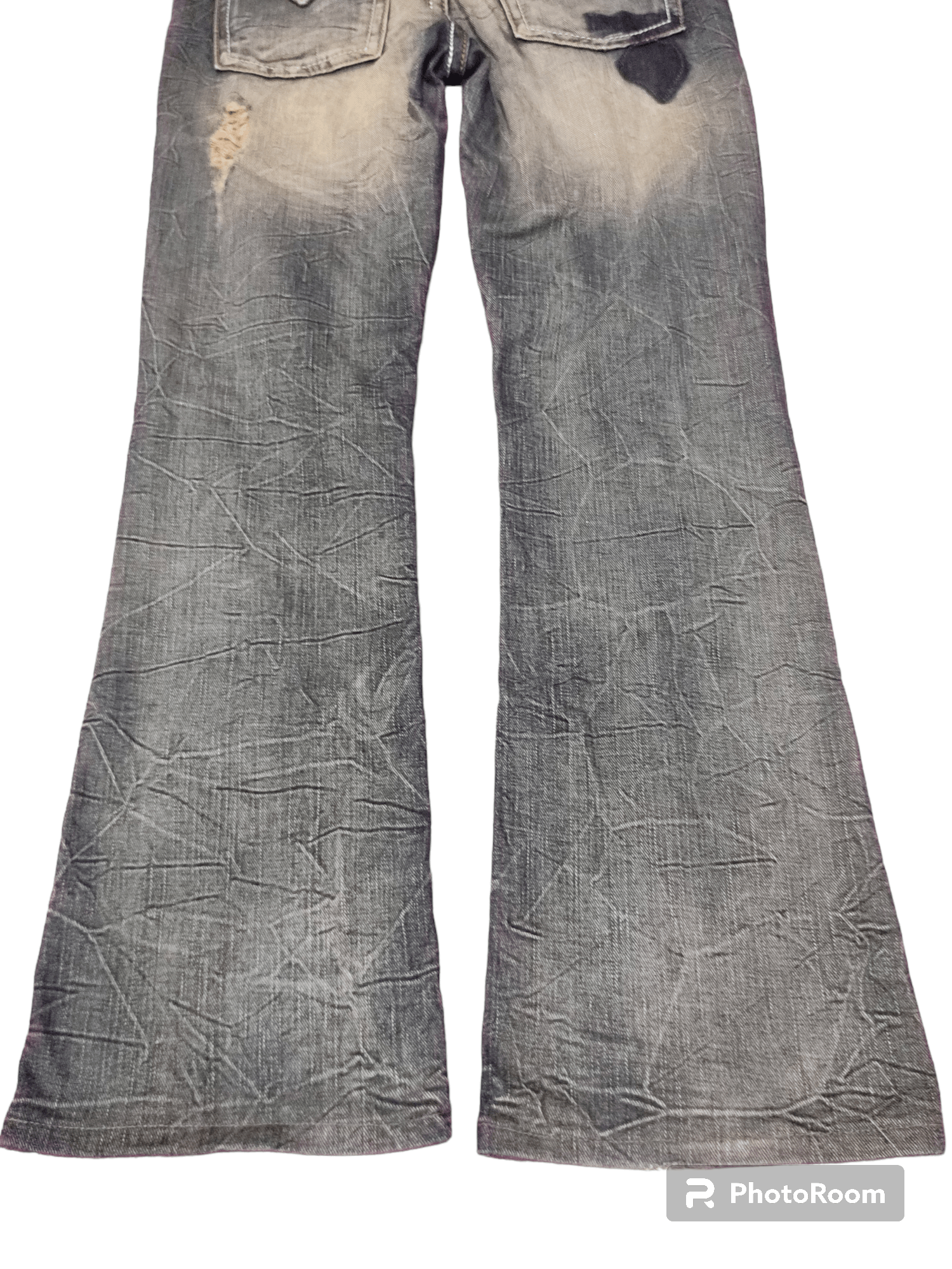 Japanese Brand Rare!! If Six Was Nine Style Distressed Flare Jeans Size US 30 / EU 46 - 11 Thumbnail