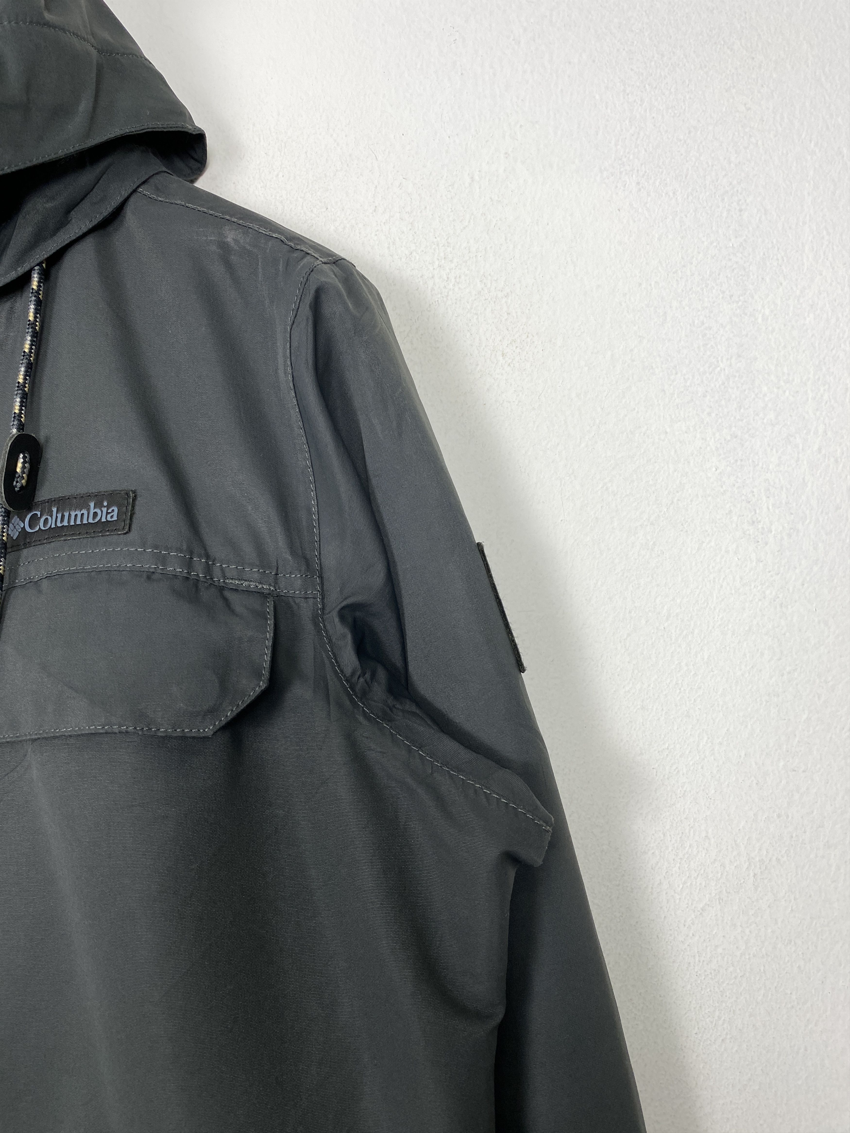 Columbia Vintage COLUMBIA Hoodie Multi Pocket Plain Canvas Jacket Size US M / EU 48-50 / 2 - 7 Thumbnail