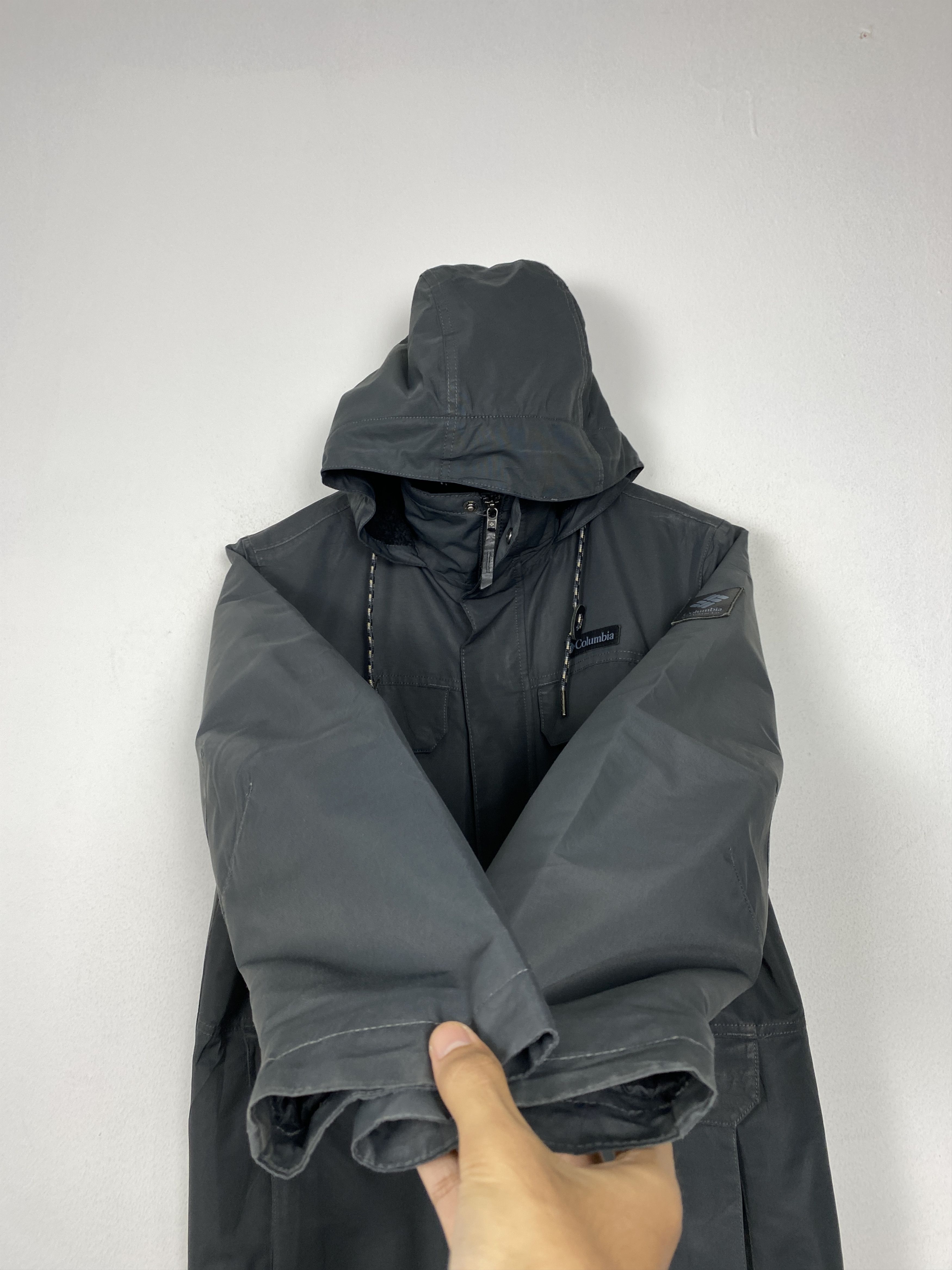 Columbia Vintage COLUMBIA Hoodie Multi Pocket Plain Canvas Jacket Size US M / EU 48-50 / 2 - 5 Thumbnail