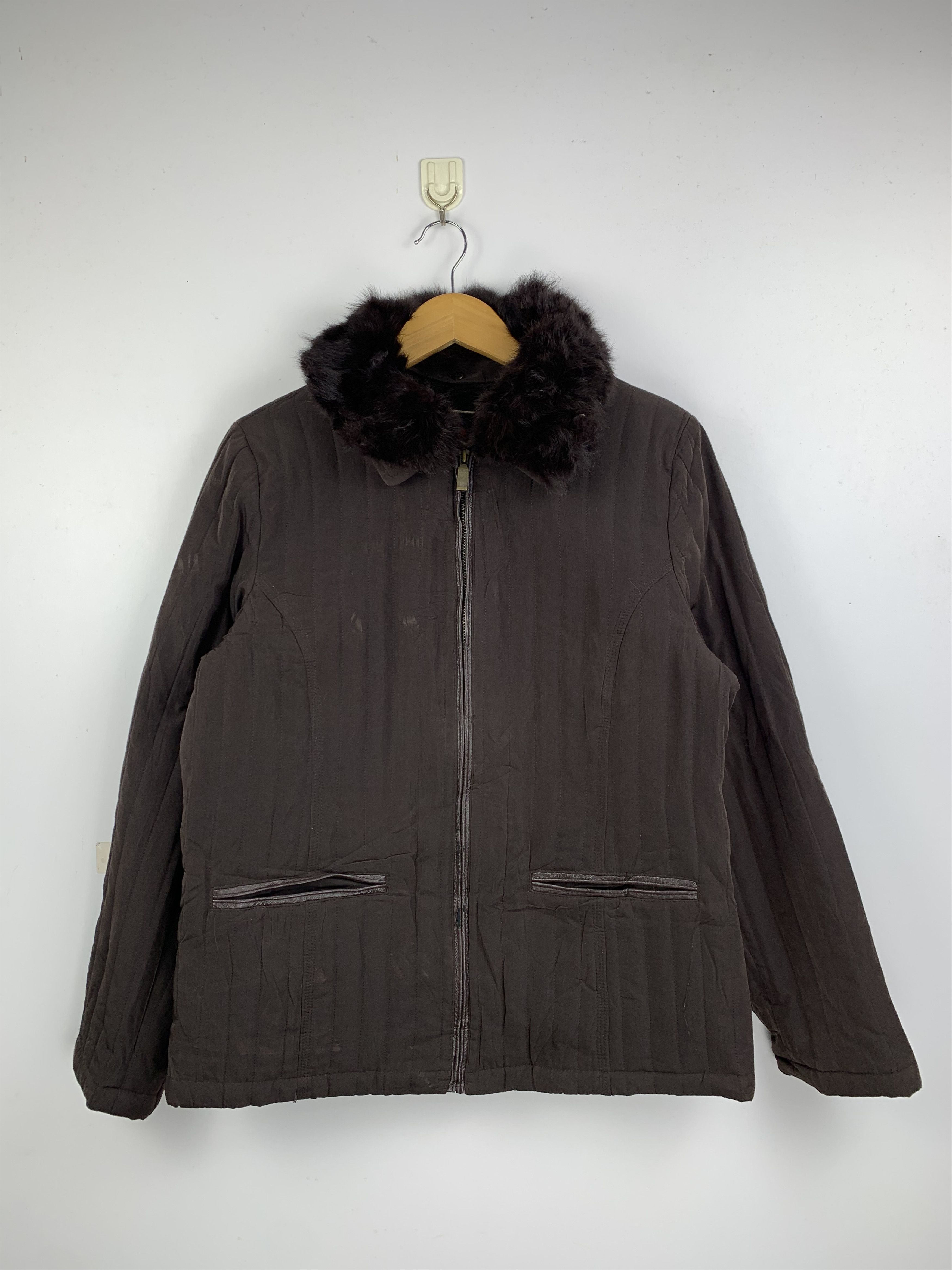 Esprit Vintage ESPRIT Sherpa Collar Zip Up Fleece Jacket Size US L / EU 52-54 / 3 - 1 Thumbnail