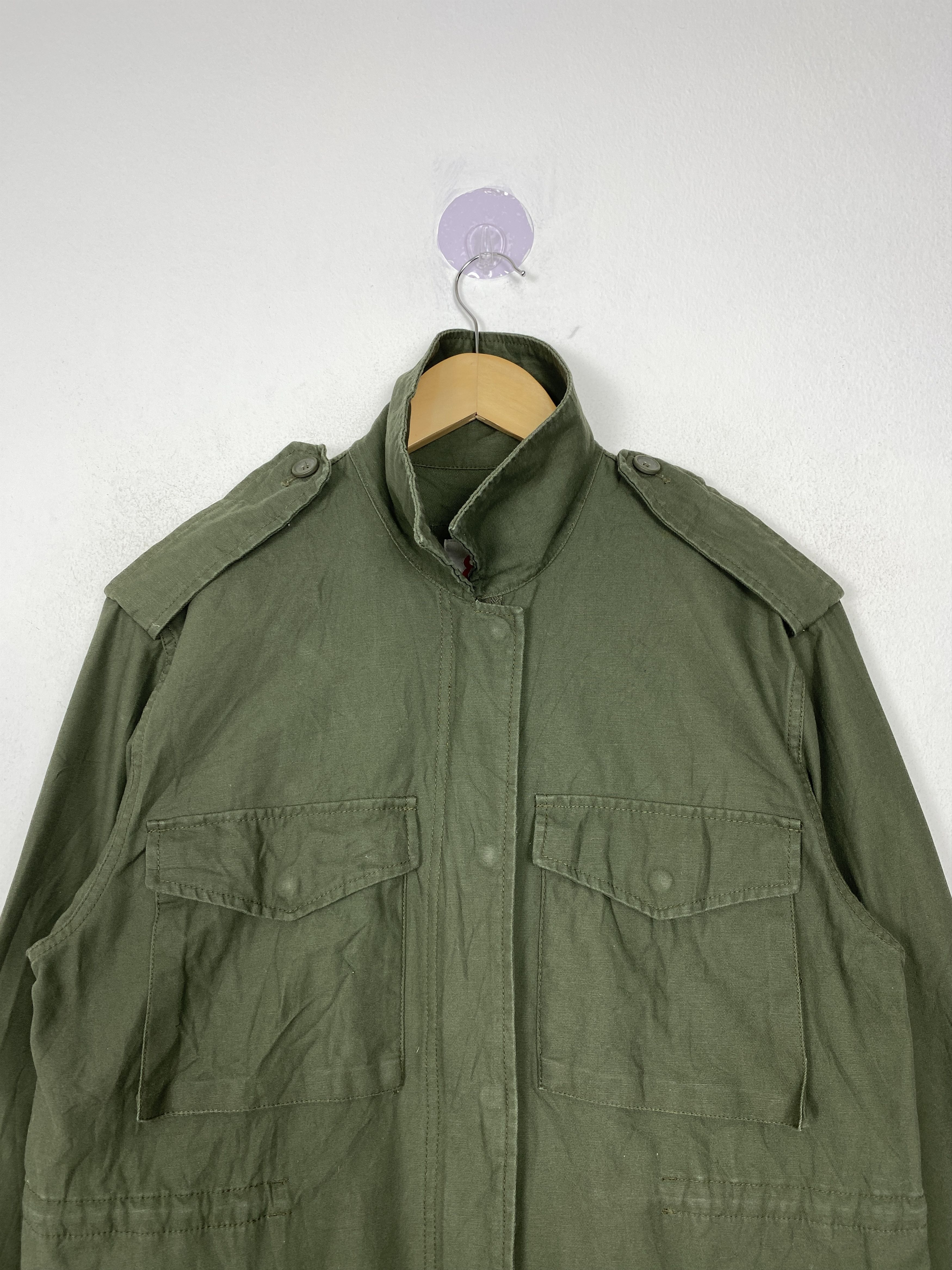8 by YOOX Vintage Brand 8" Multi Pocket Zip Up Parka Jacket Size US S / EU 44-46 / 1 - 2 Thumbnail
