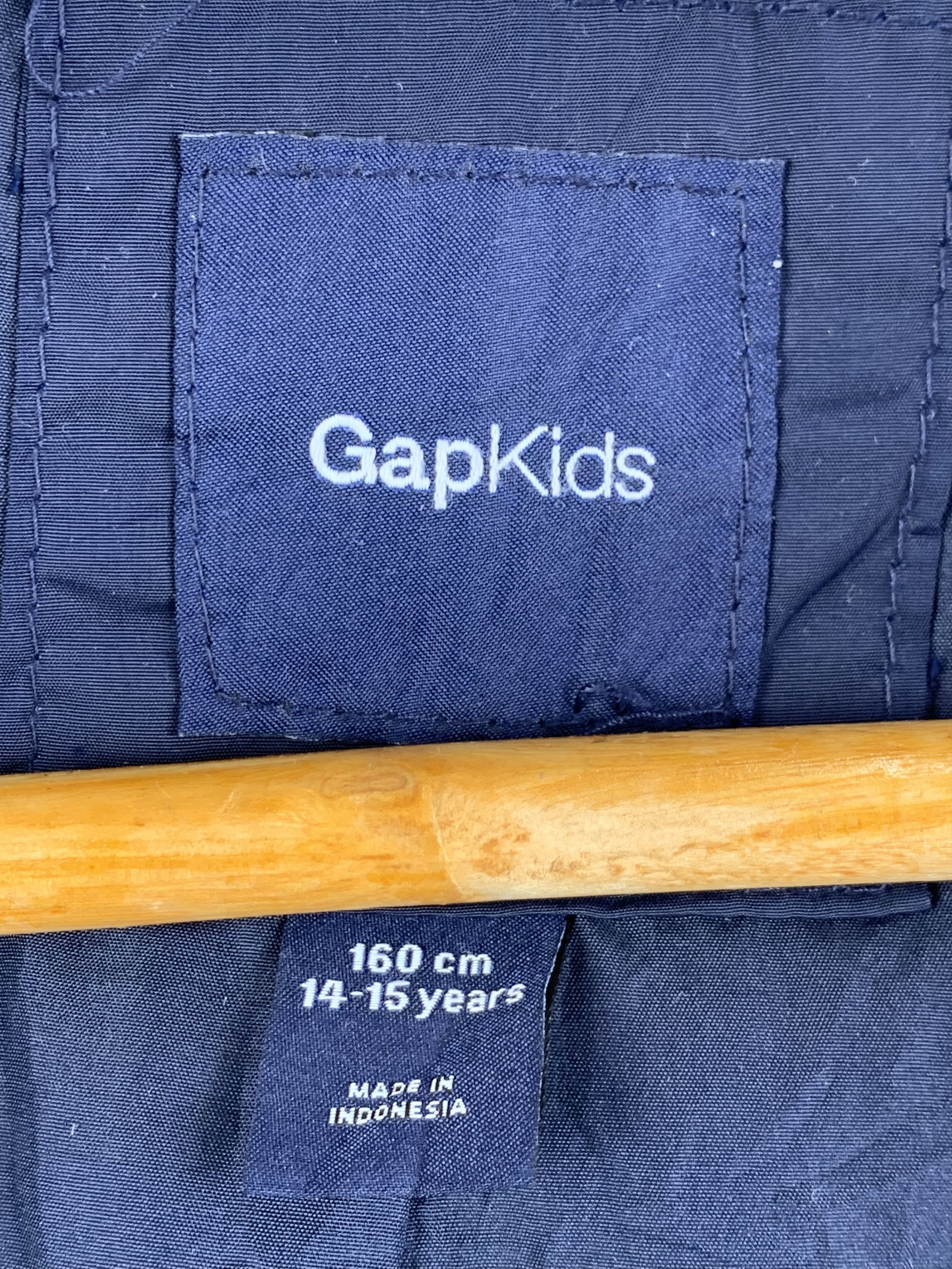 Gap Vintage GAP Sherpa Hoodie Zip Up Puffer Jacket Size US S / EU 44-46 / 1 - 12 Thumbnail
