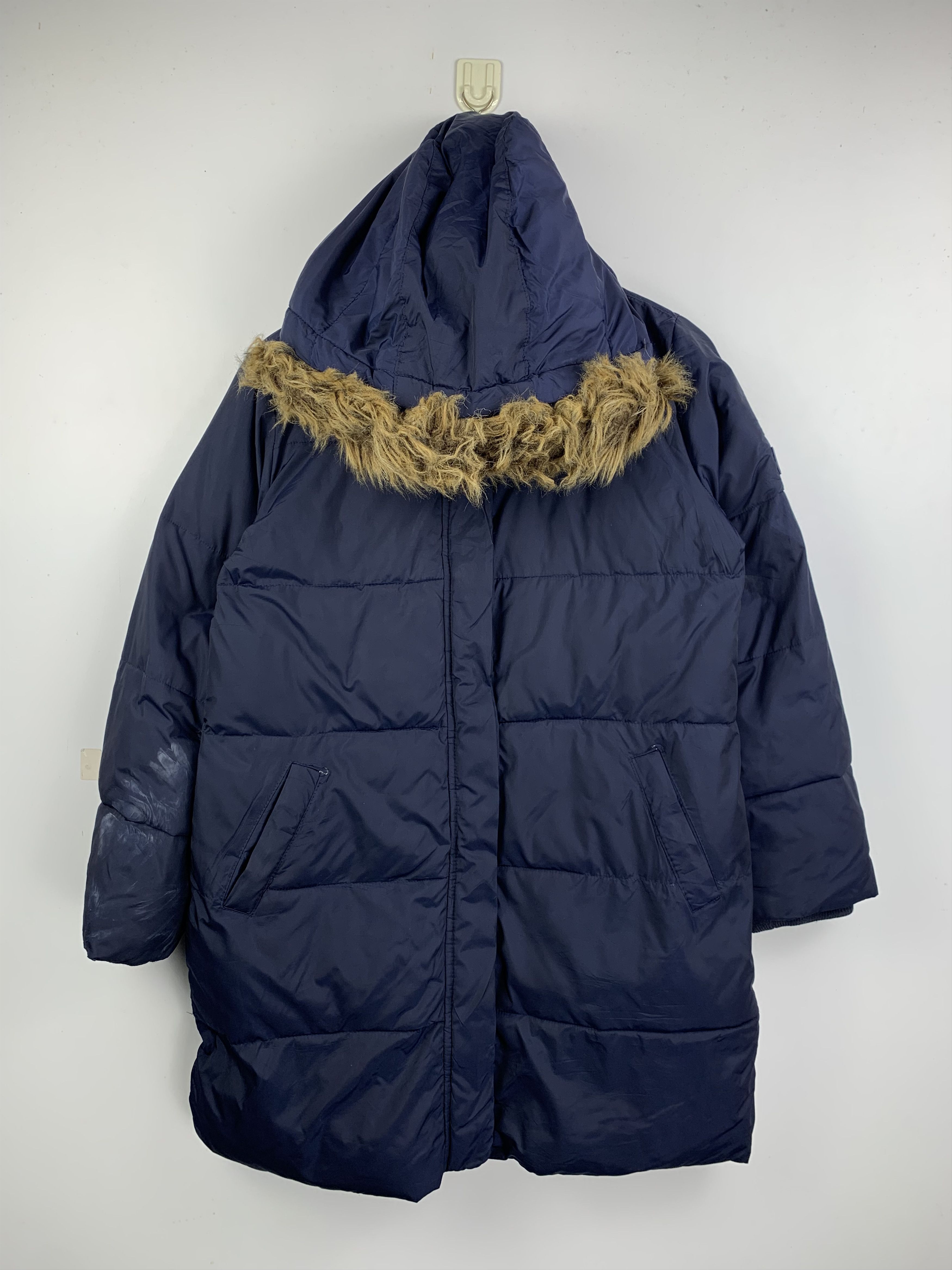 Gap Vintage GAP Sherpa Hoodie Zip Up Puffer Jacket Size US S / EU 44-46 / 1 - 1 Thumbnail