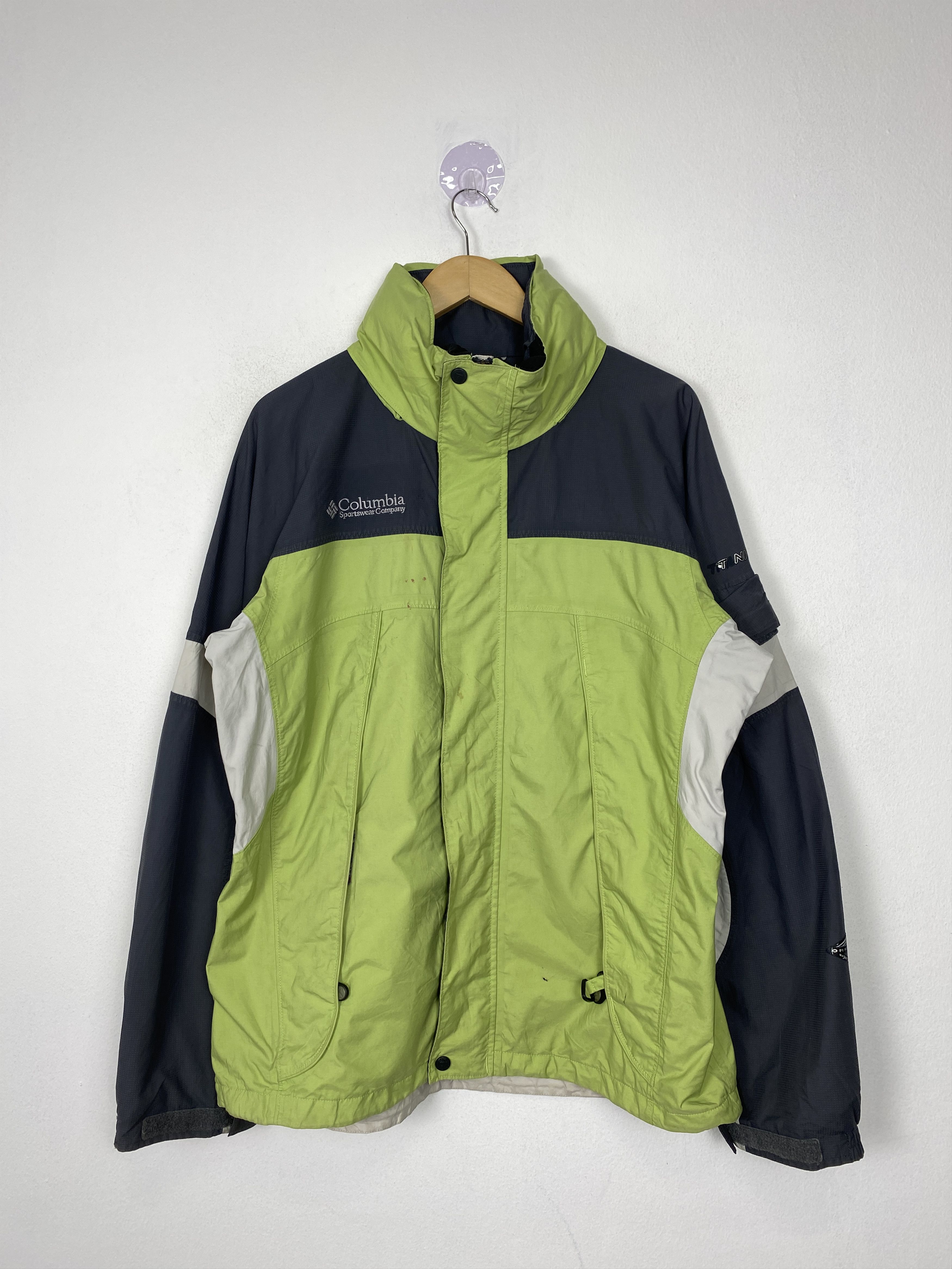 Columbia Vintage COLUMBIA Zip Up Green Light Jacket Size US M / EU 48-50 / 2 - 1 Thumbnail