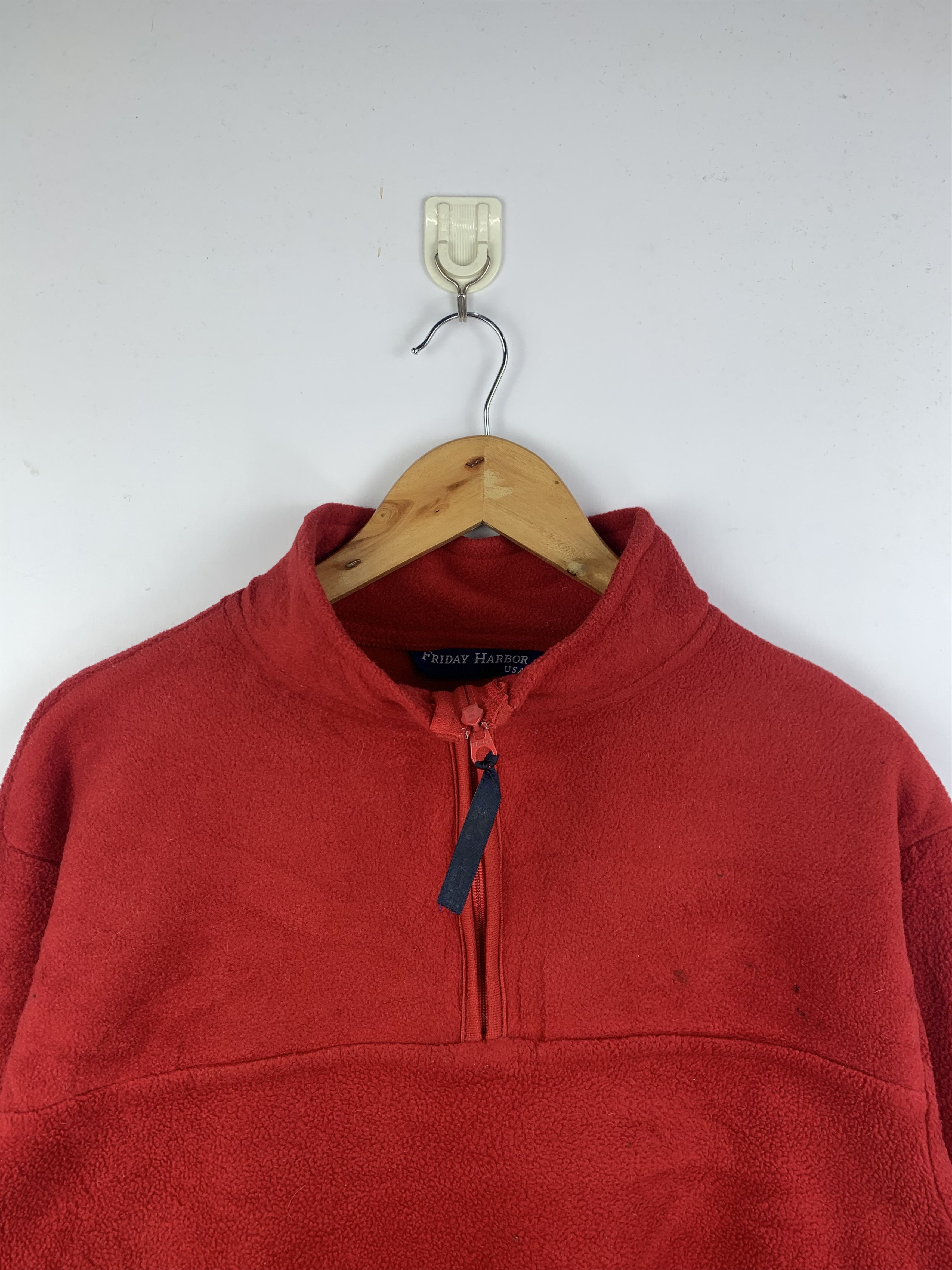 Japanese Brand Vintage Friday Harbor Half Zipper Fleece Sweatshirt Size US S / EU 44-46 / 1 - 3 Thumbnail