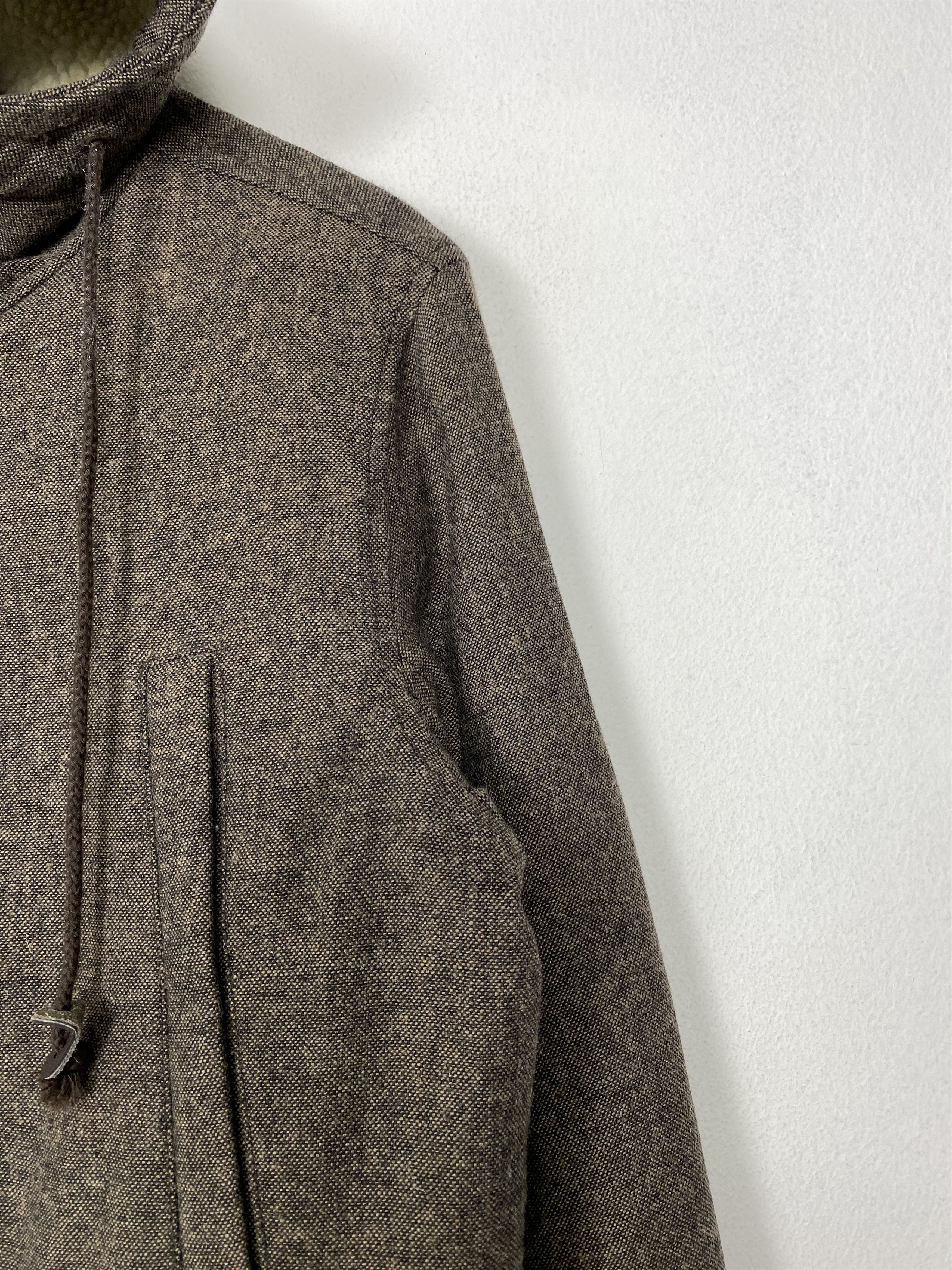 Global Work Vintage GLOBAL WORK Hoodie Zip Up Quilted Lining Jacket Size US M / EU 48-50 / 2 - 6 Thumbnail