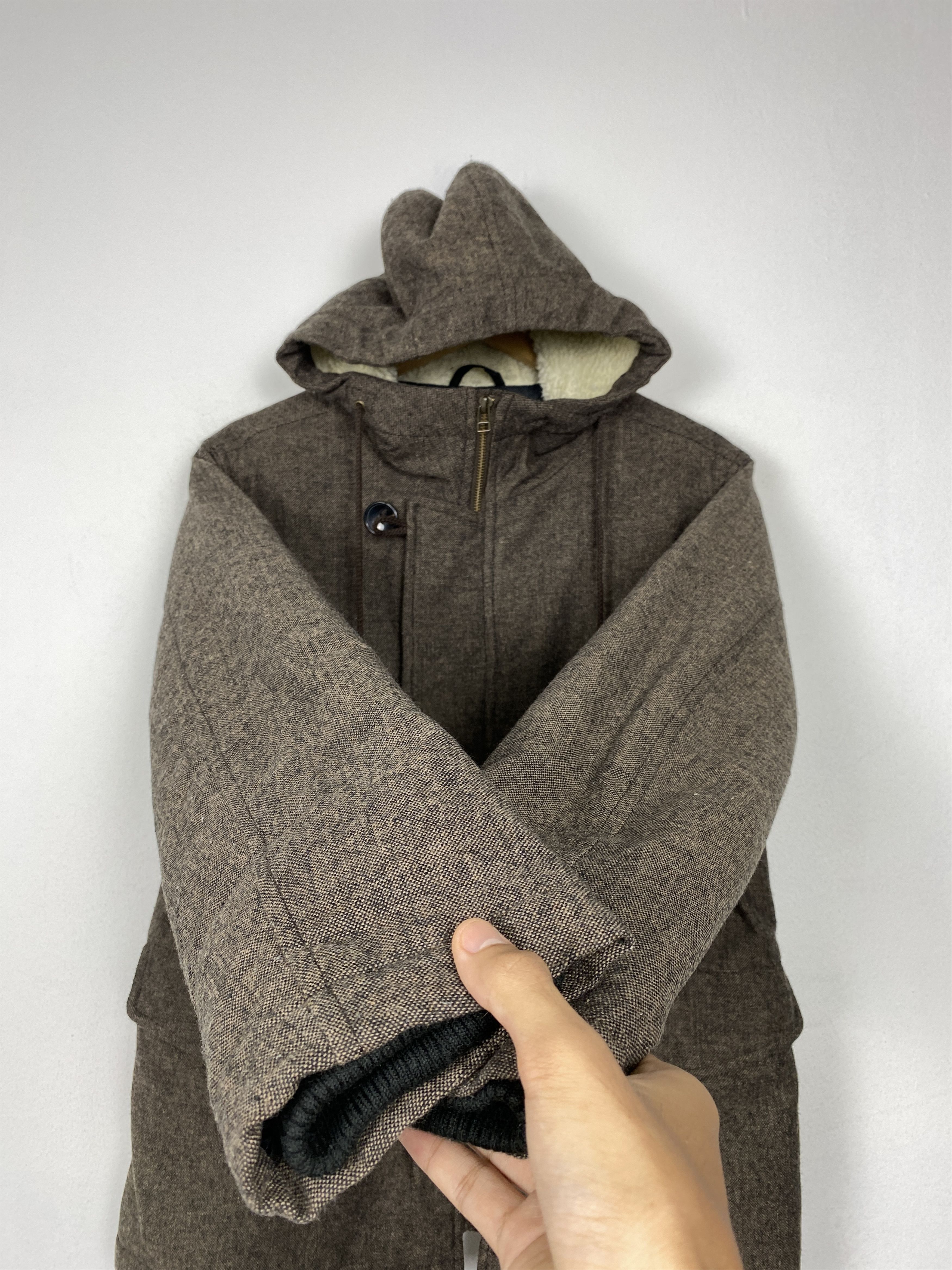 Global Work Vintage GLOBAL WORK Hoodie Zip Up Quilted Lining Jacket Size US M / EU 48-50 / 2 - 5 Thumbnail