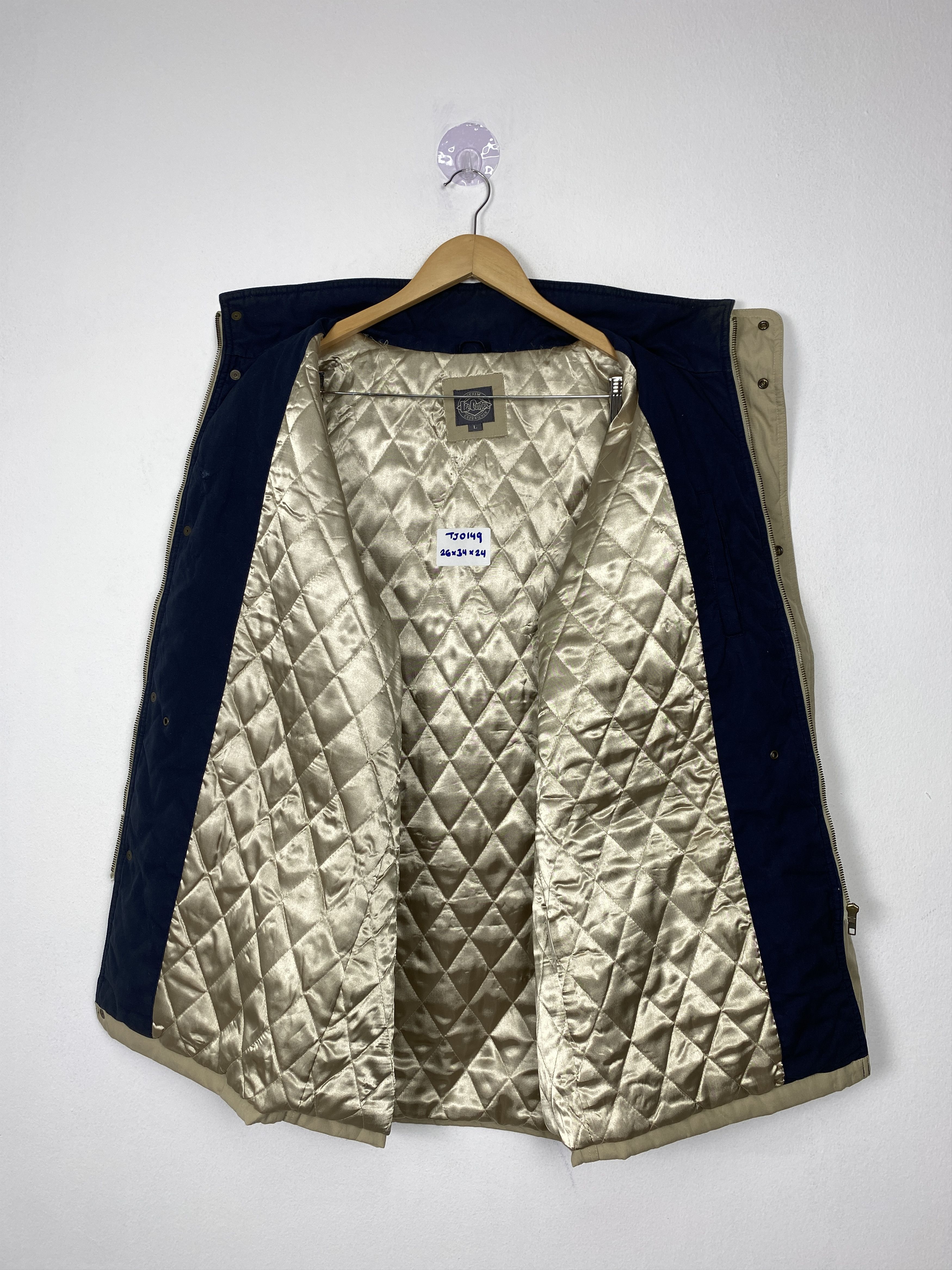 Japanese Brand Vintage Lee Cooper Quilted Lining Zip Up Light Jacket Size US L / EU 52-54 / 3 - 4 Thumbnail