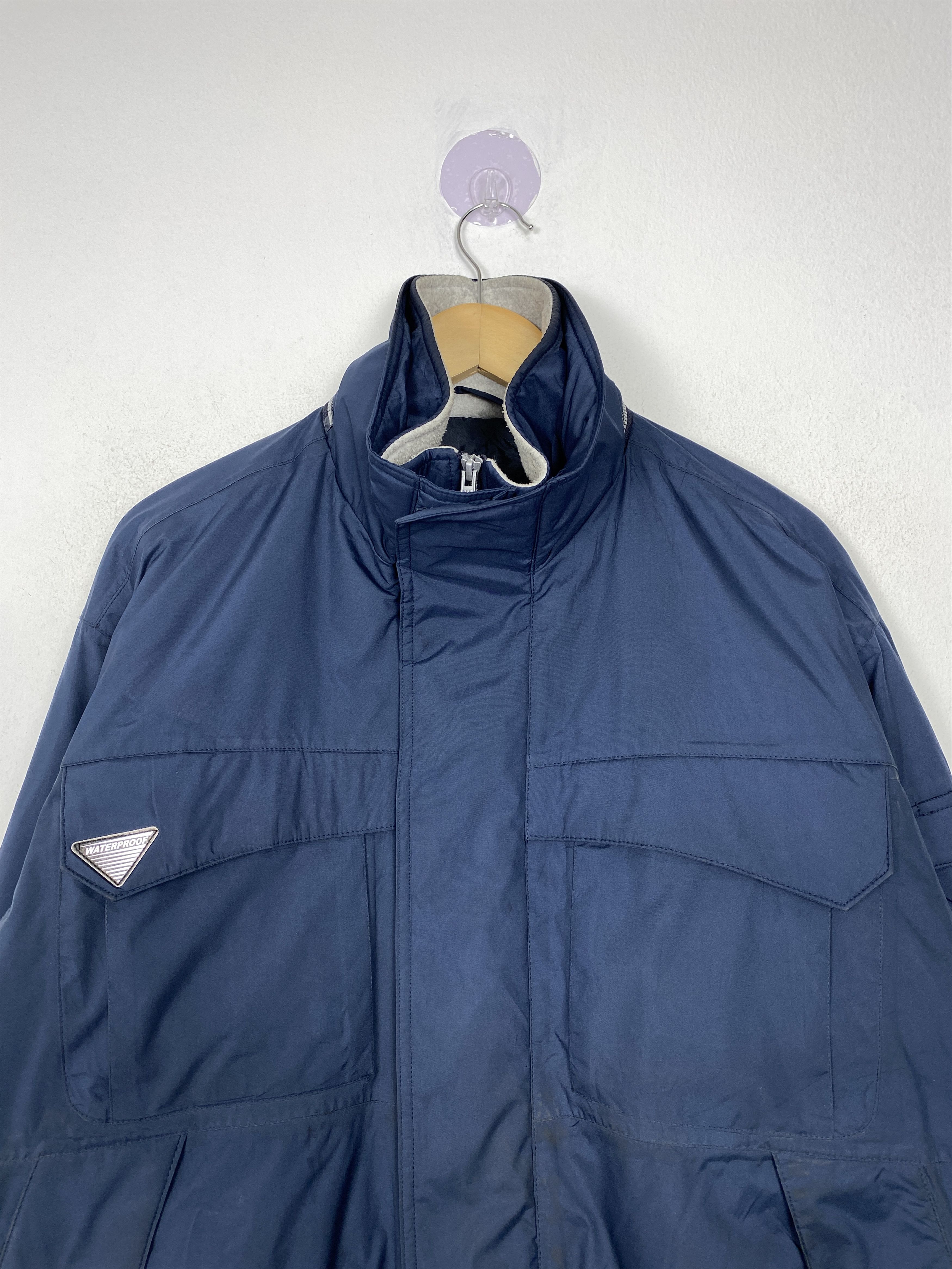 Japanese Brand Vintage JHICODO Waterproof Zip Up Workwear Jacket Size US L / EU 52-54 / 3 - 4 Thumbnail