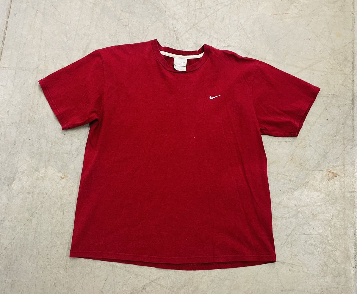 Nike × Vintage 💰 VINTAGE NIKE MINI SWOOSH Y2K FADED TEE T-SHIRT 90’S Size US M / EU 48-50 / 2 - 2 Thumbnail