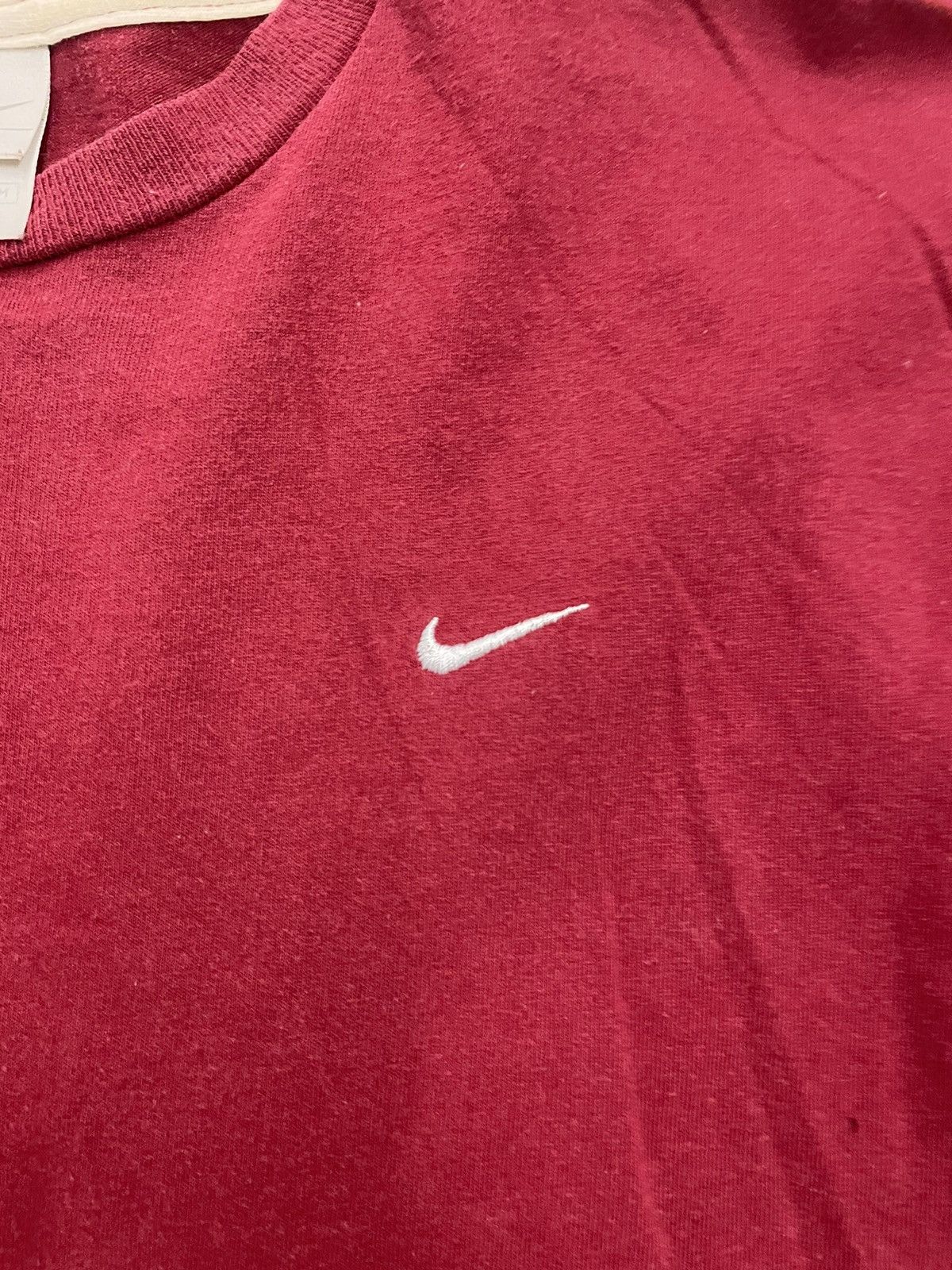 Nike × Vintage 💰 VINTAGE NIKE MINI SWOOSH Y2K FADED TEE T-SHIRT 90’S Size US M / EU 48-50 / 2 - 3 Thumbnail