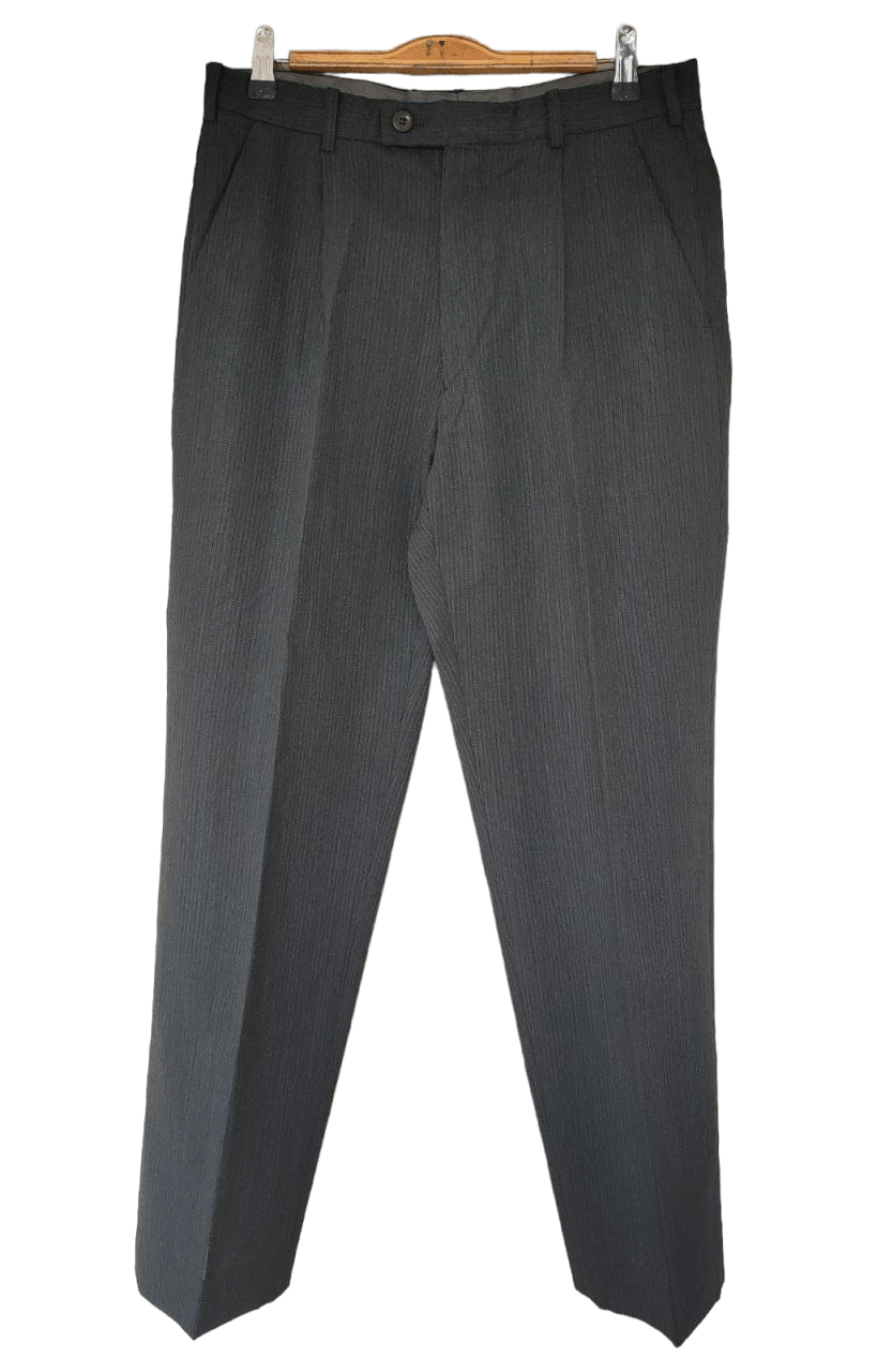 image of Gaultier Homme Objet x Jean Paul Gaultier Gaultier Homme Trousers in Black (Size 31)