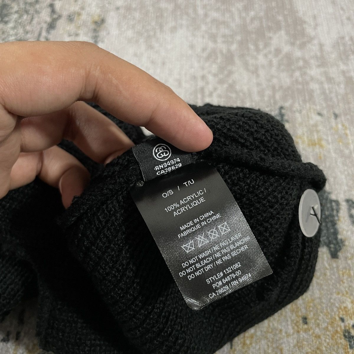 Stussy Stussy Stock Balaclava - Black // OS Size ONE SIZE - 6 Thumbnail