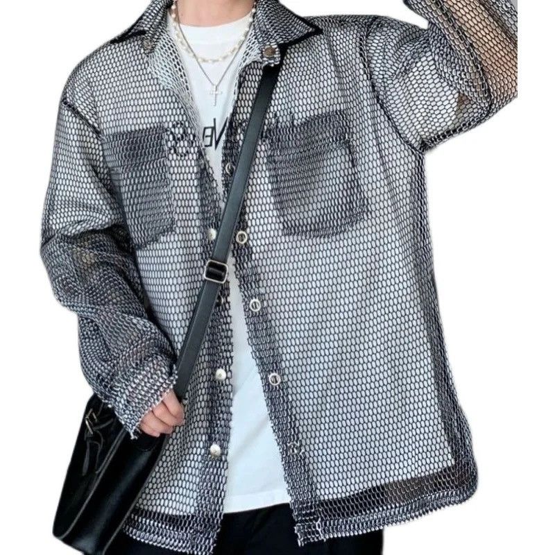 Japanese Brand Net Hole Jacket Man Size US L / EU 52-54 / 3 - 1 Thumbnail
