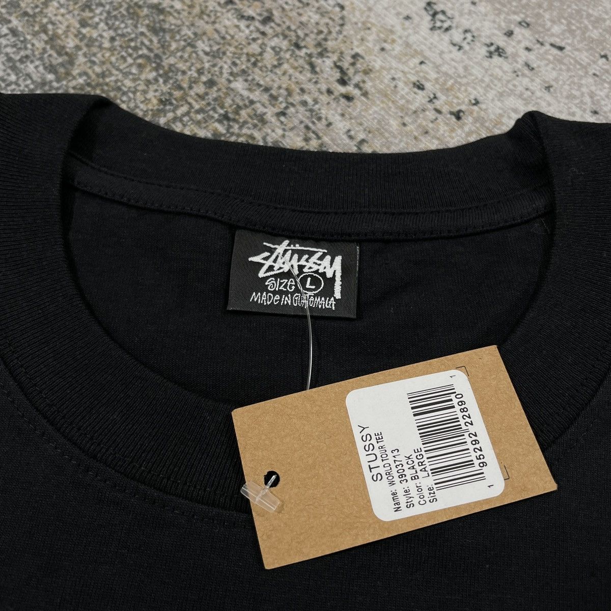 Stussy STUSSY WORLD TOUR TEE // LARGE Size US L / EU 52-54 / 3 - 4 Thumbnail