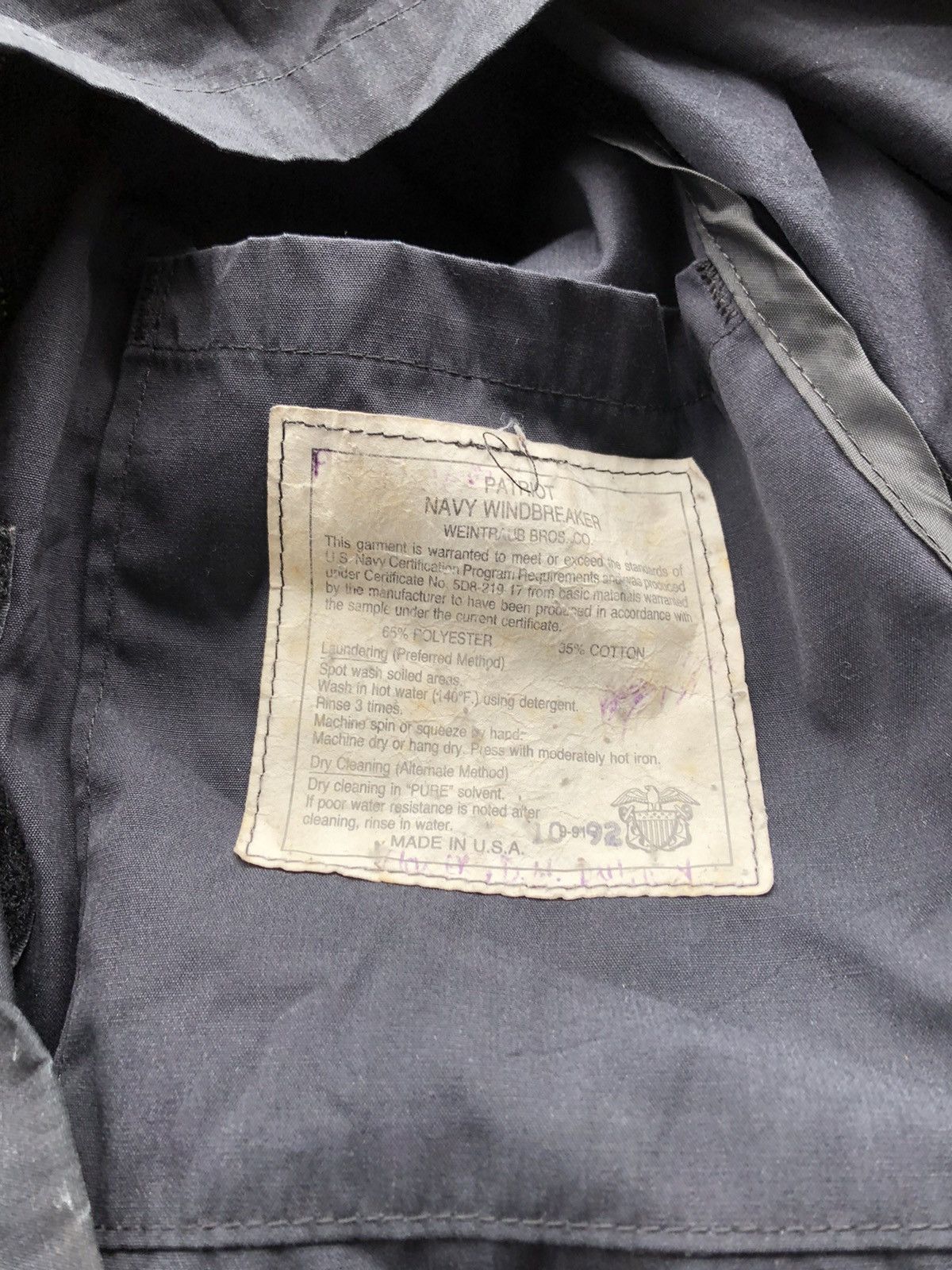 Vintage Steal🔥Vintage Patriot Navy Winter Jacket Size US L / EU 52-54 / 3 - 5 Thumbnail