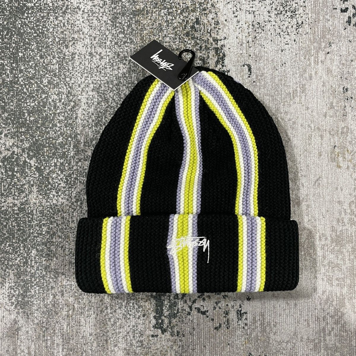 ★STUSSY★STUSSY STRIPED CUFF BEANIE icefield_stu-1321222
