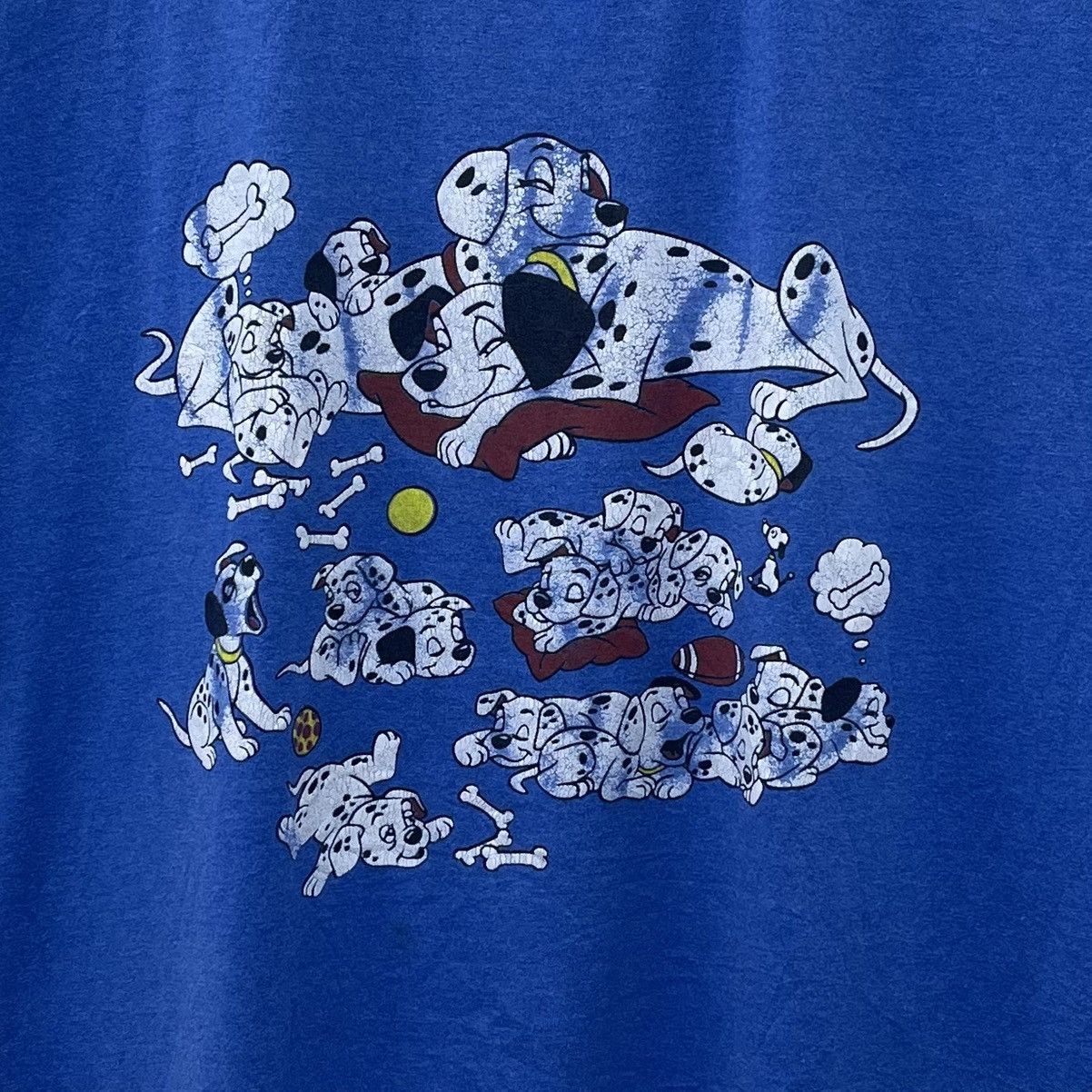 Disney × Vintage Vintage 90s 101 Dalmatian's T-Shirt Size US XL / EU 56 / 4 - 2 Thumbnail