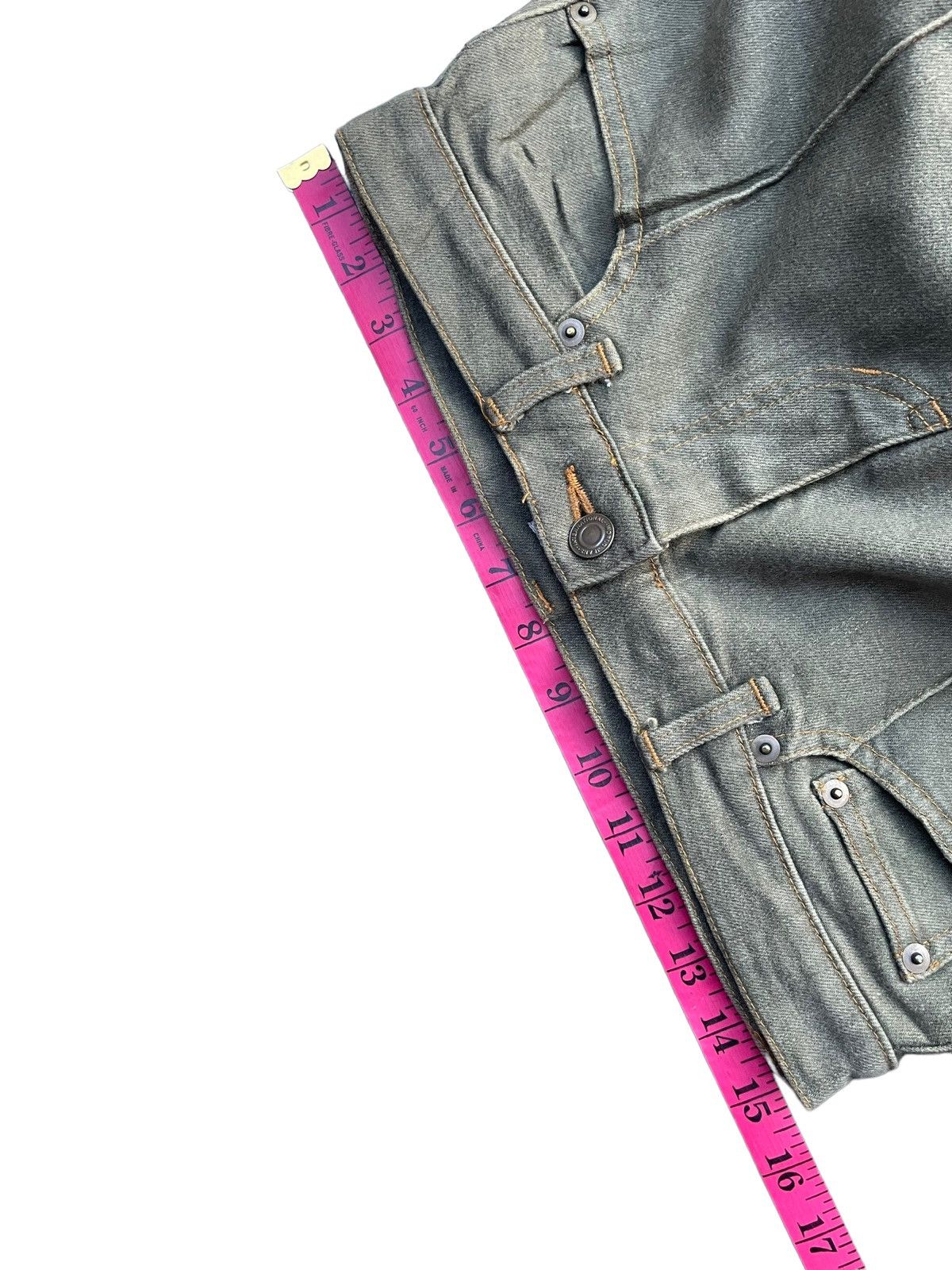 Designer Vintage Vert Ache Denim Size 31" - 12 Thumbnail