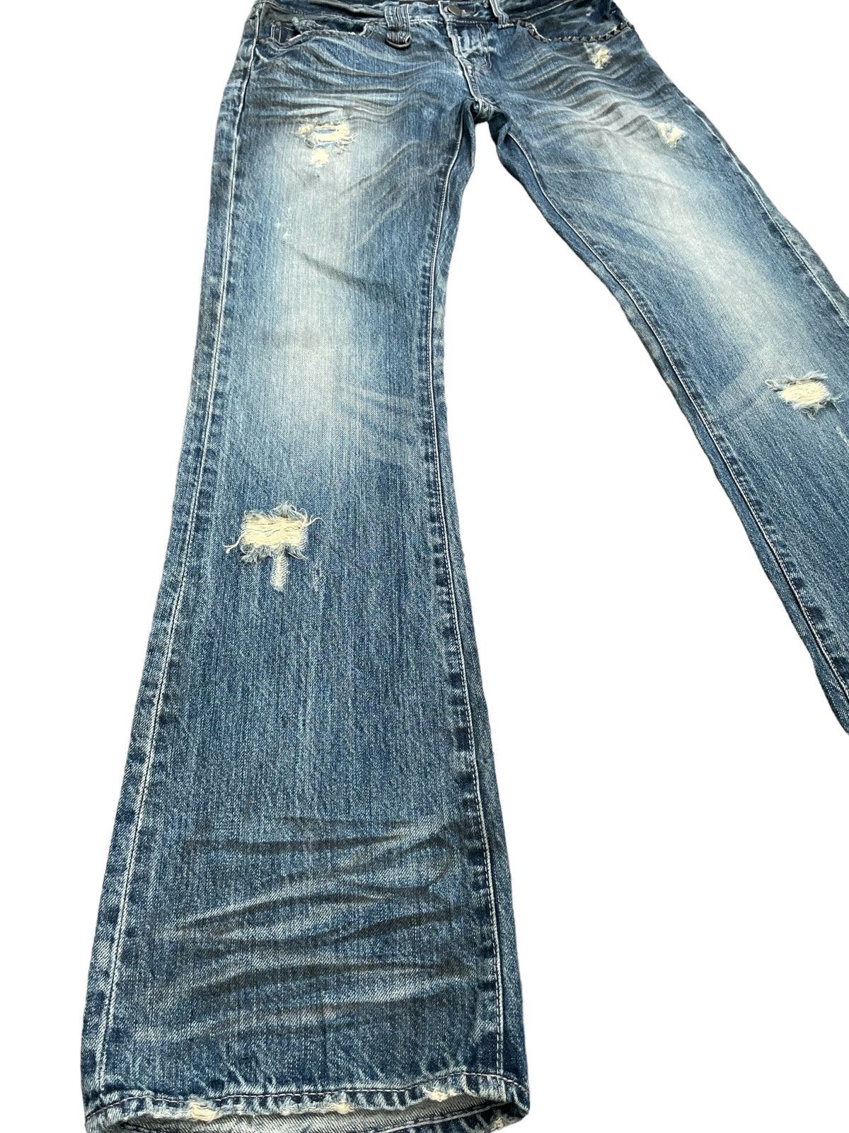 Japanese Brand Japanese CavariA Distresed Denim Size US 31 - 5 Thumbnail