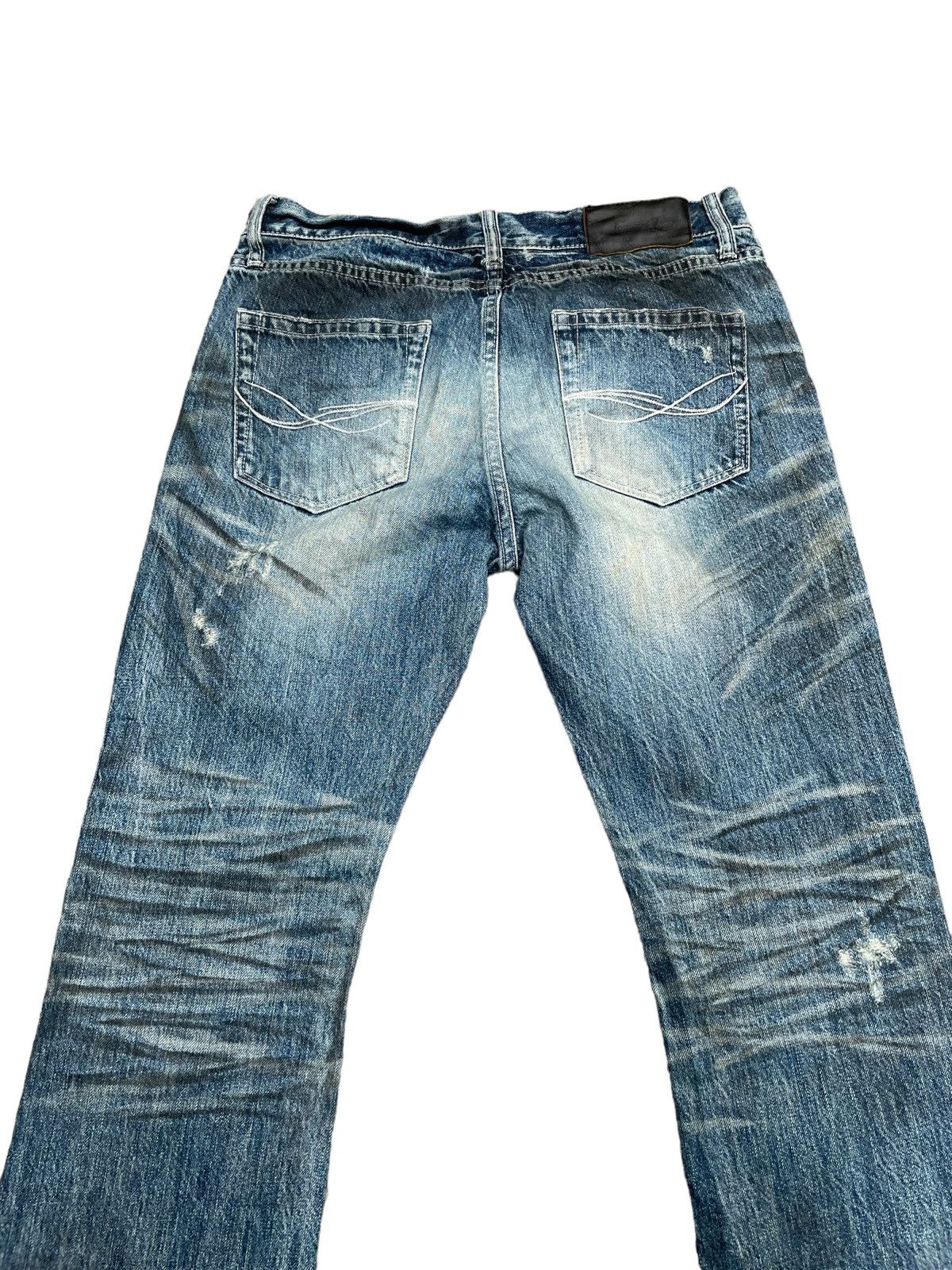 Japanese Brand Japanese CavariA Distresed Denim Size US 31 - 14 Thumbnail