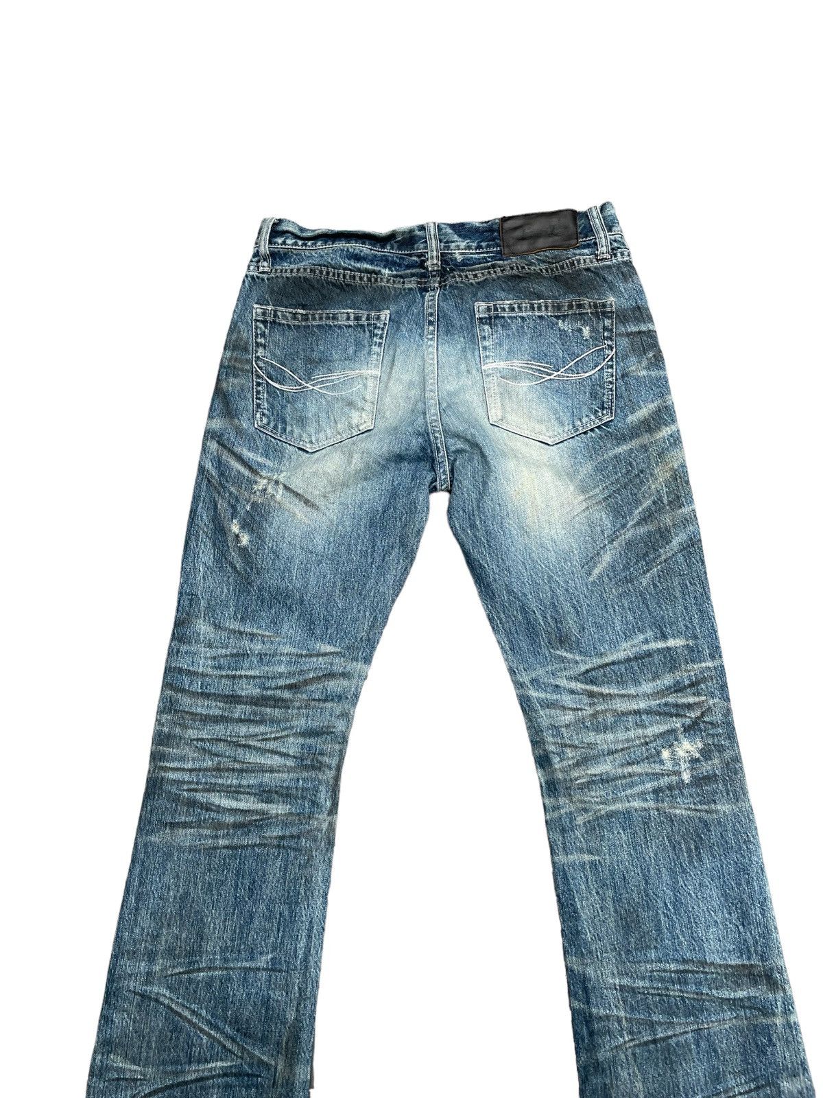 Japanese Brand Japanese CavariA Distresed Denim Size US 31 - 11 Thumbnail