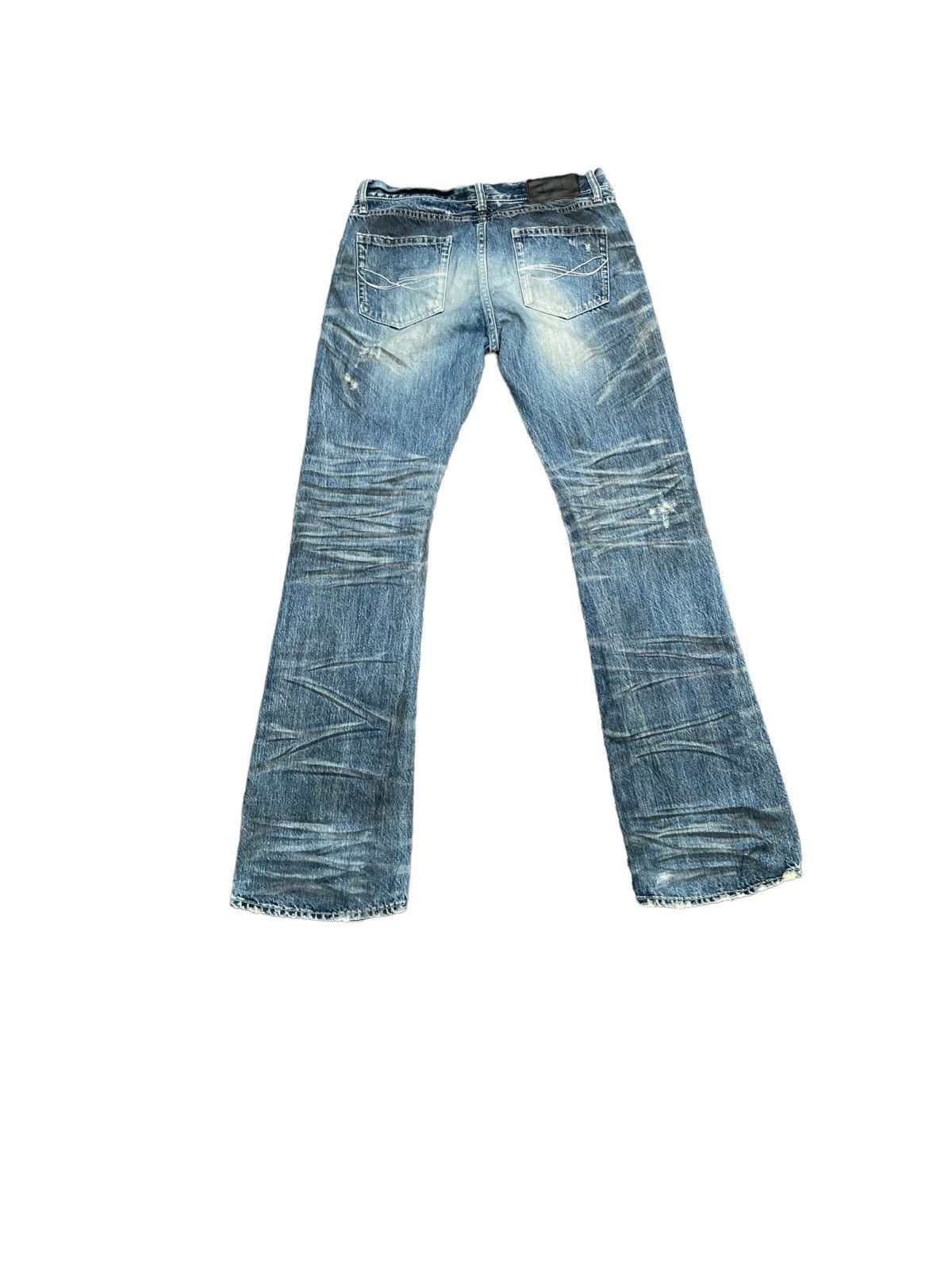 Japanese Brand Japanese CavariA Distresed Denim Size US 31 - 10 Thumbnail