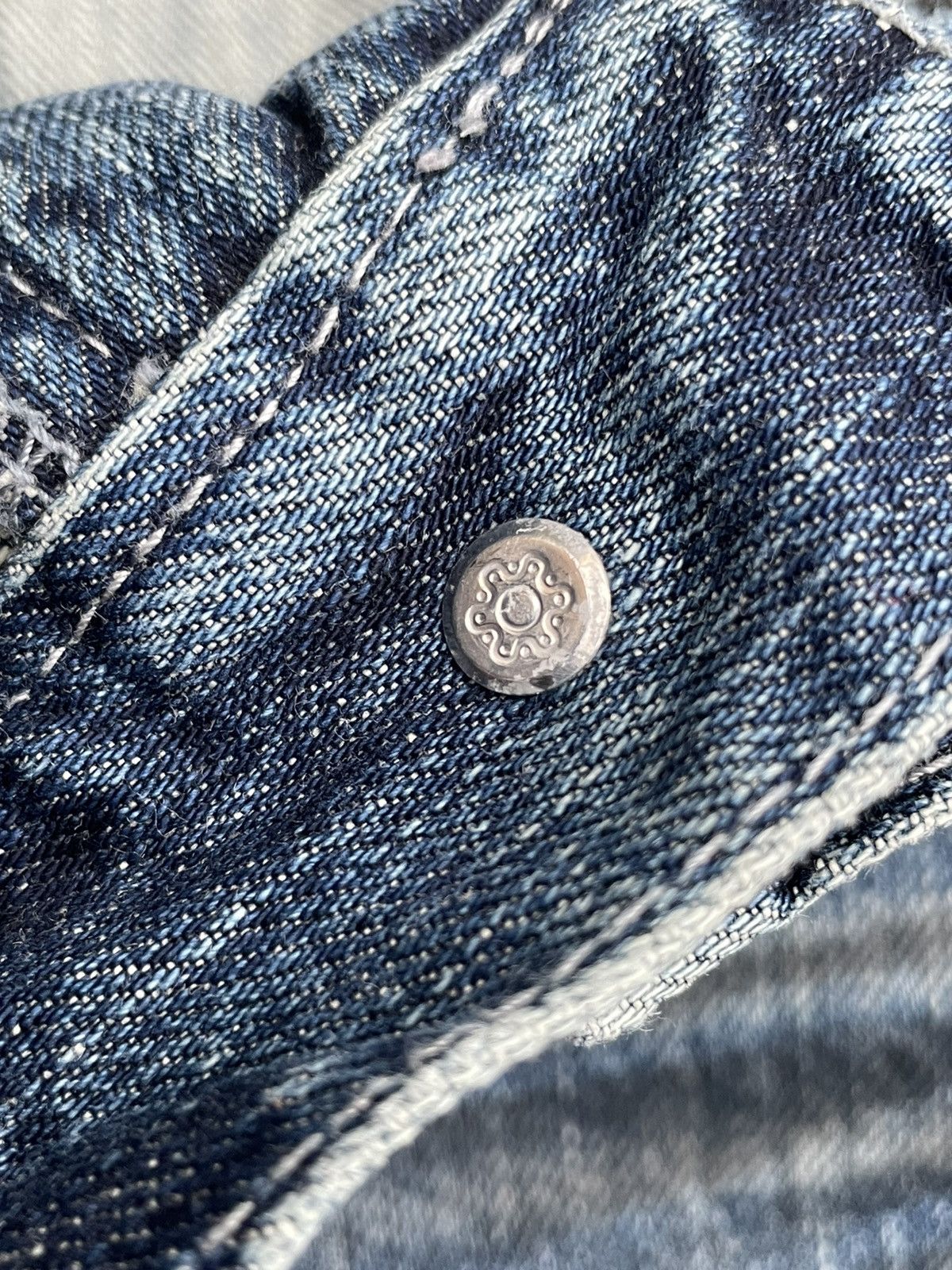 Japanese Brand Japanese CavariA Distresed Denim Size US 31 - 21 Thumbnail