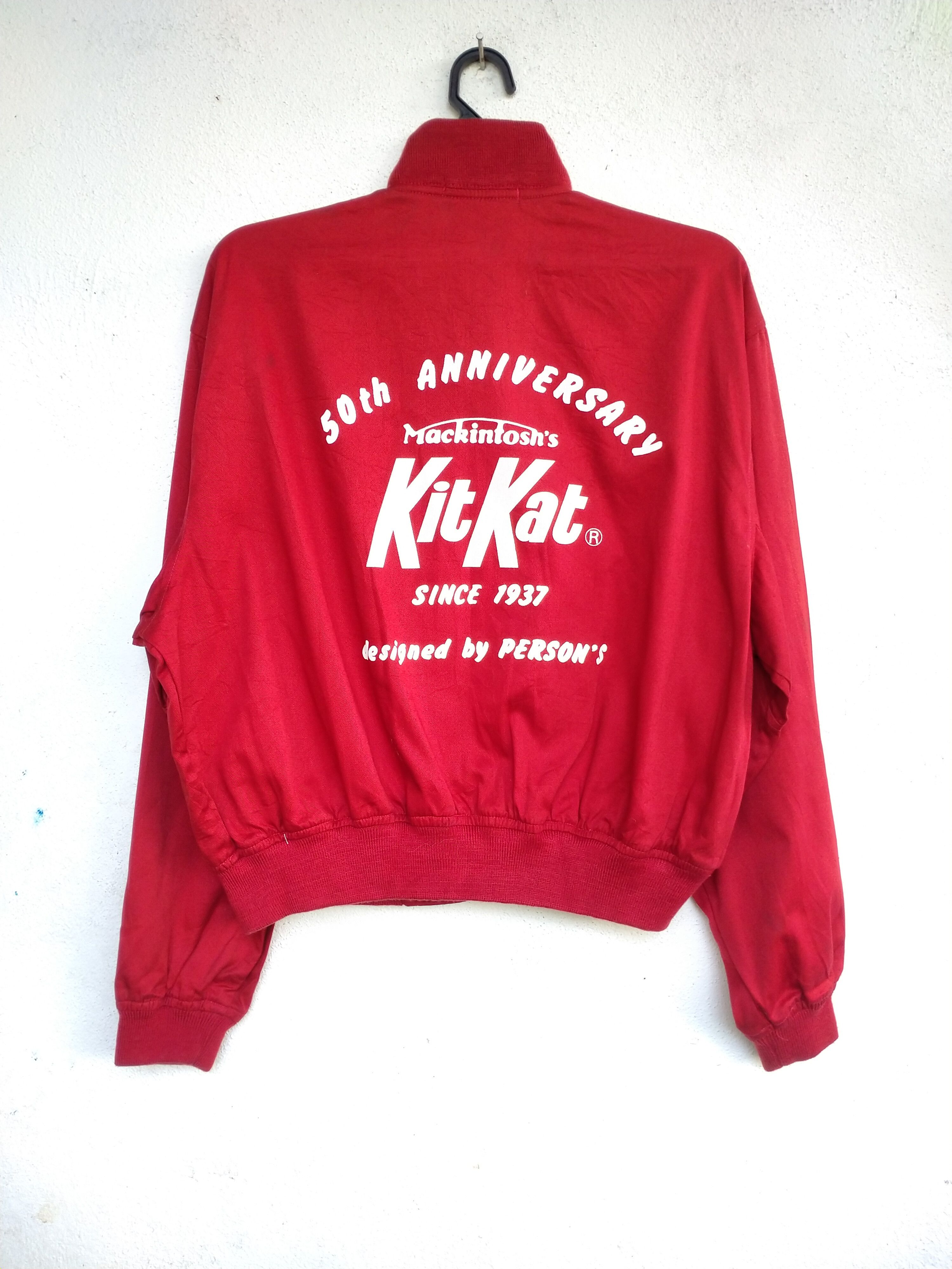 Vintage 80s Mackintosh's Kit Kat Bomber Jacket