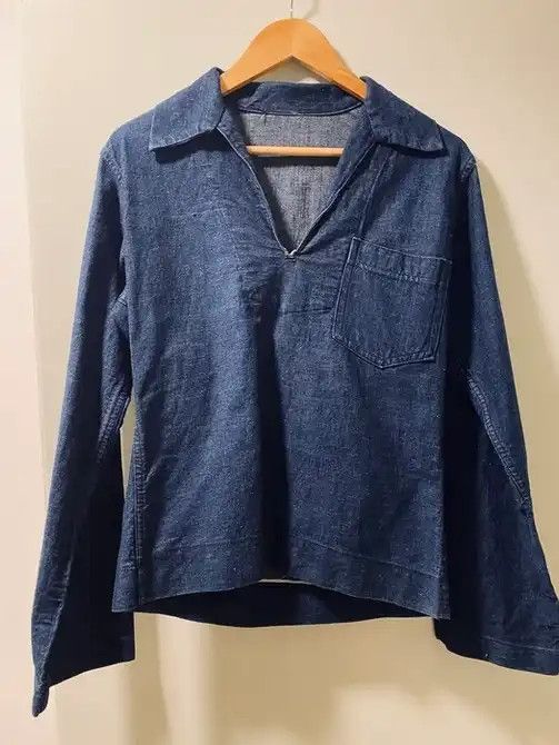 40s VTG vintage Navy USN Denim Pullover Original